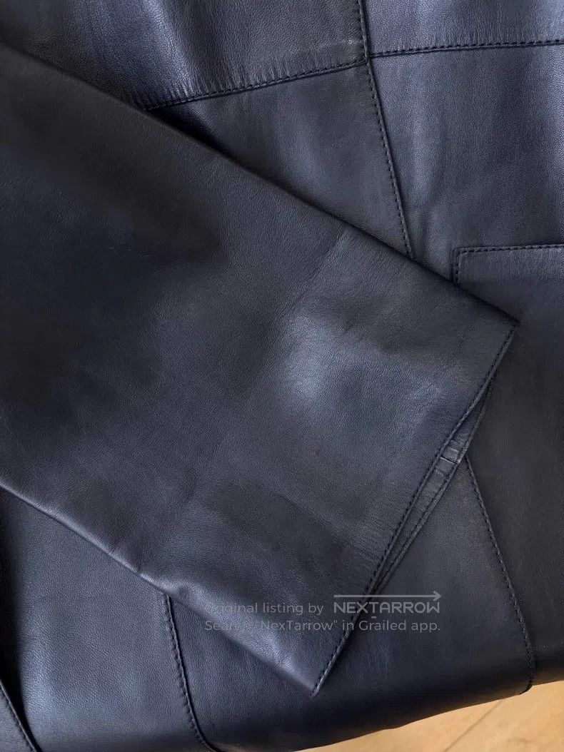 Loewe Loewe Soft lamb leather trench coat, black V-neck with tie Size XXS / US 00 / IT 34 - 4 Thumbnail