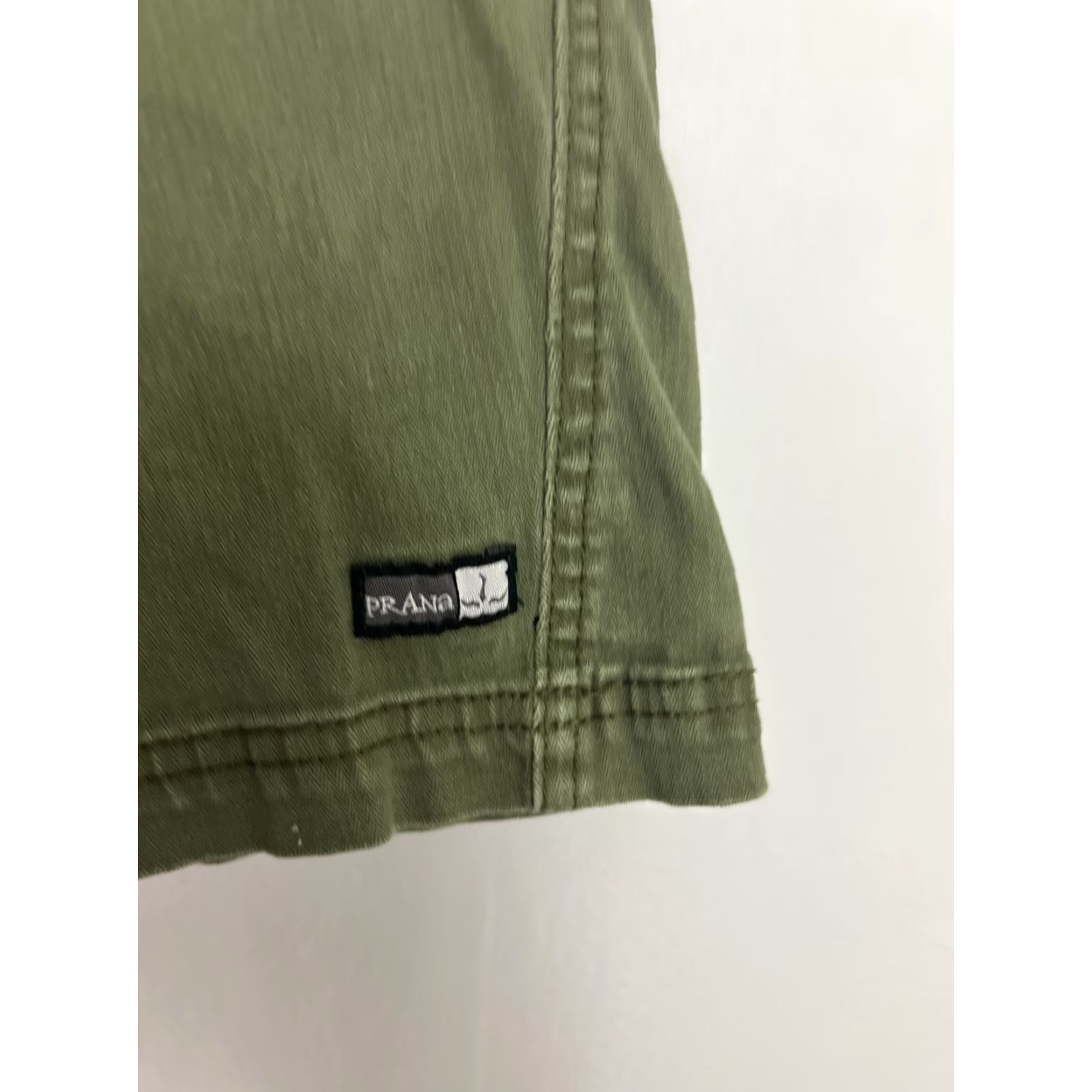 Prana Prana Mens Small Army Green Cargo Cotton Blend Outdoor Shorts Size US 29 - 4 Thumbnail