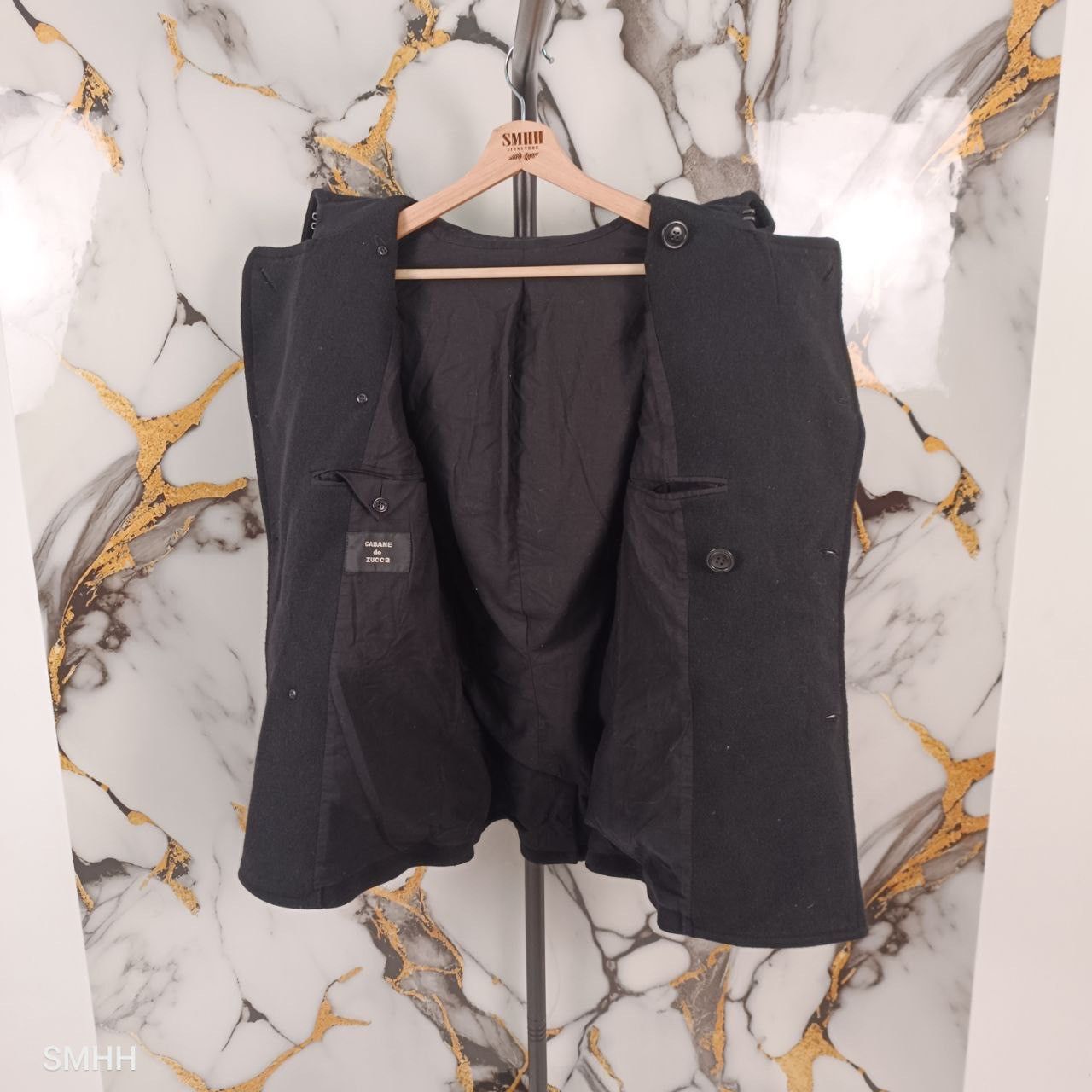 Cabane de Zucca Archive Hooded Jacket (M) Deep Navy Blue