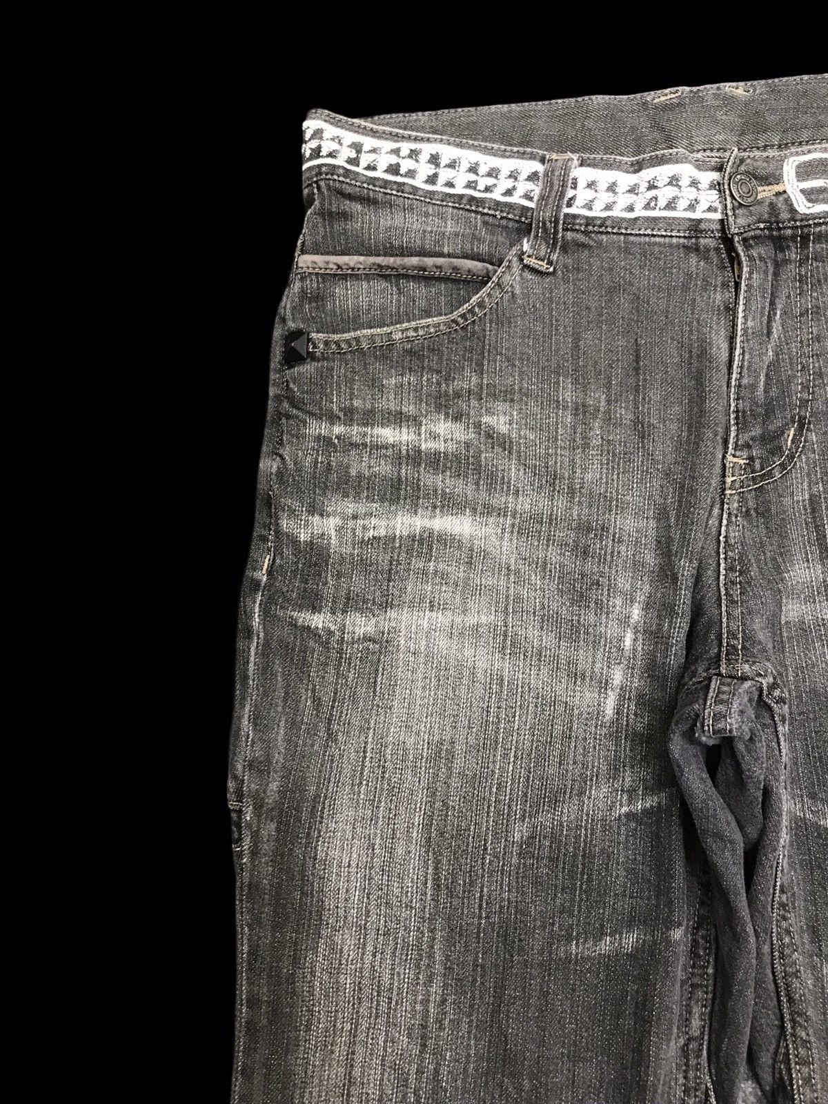 PPFM 💥ARCHIVAL💥VERY RARE PPFM STAR DESIGN SICK FADES DENIM F347 Size US 32 / EU 48 - 4 Thumbnail