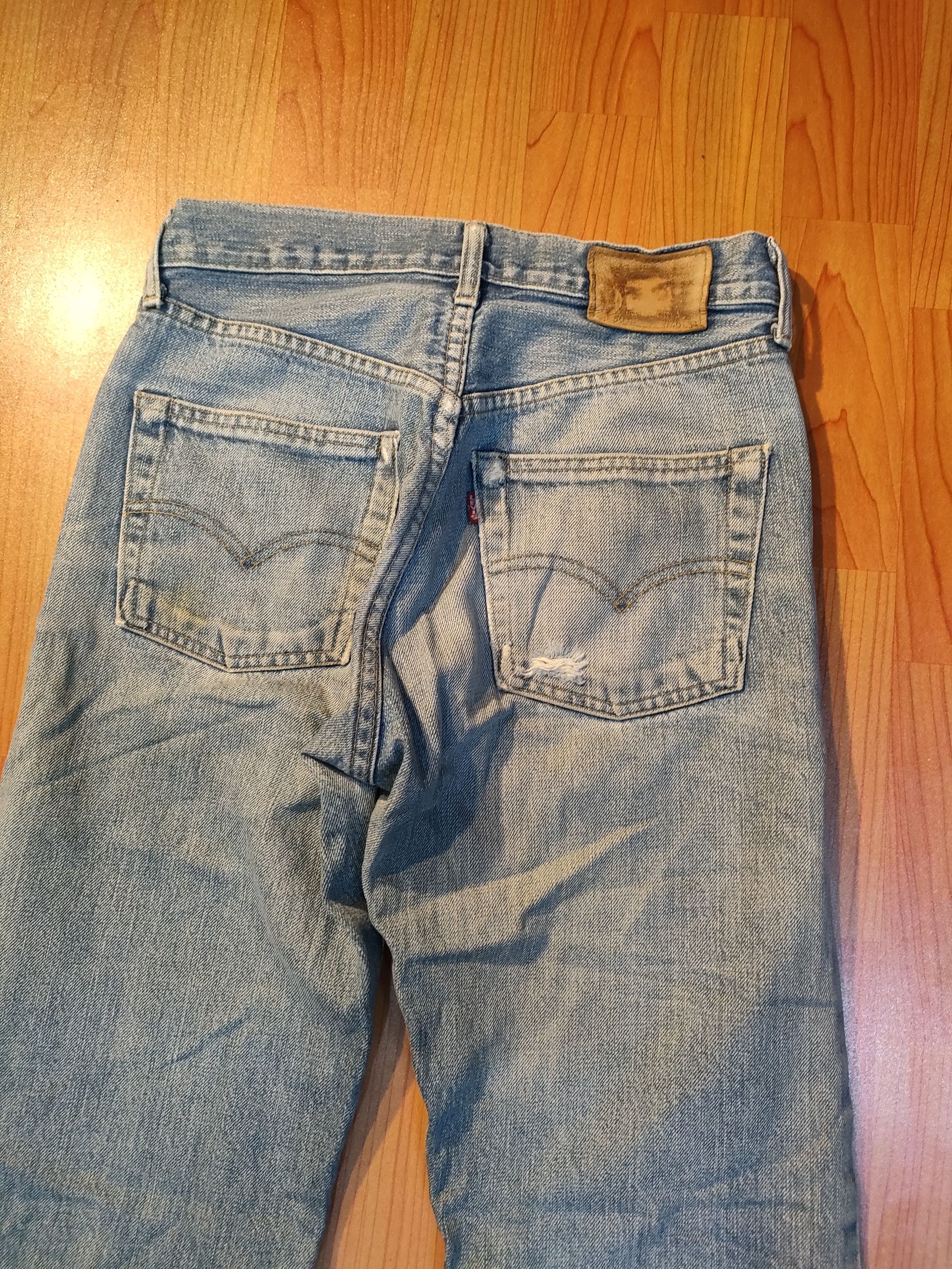 Levi's Vintage Clothing × Vintage Vintage Distressed Levi's 503B Selvedge Jeans Size US 28 / EU 44 - 3 Thumbnail