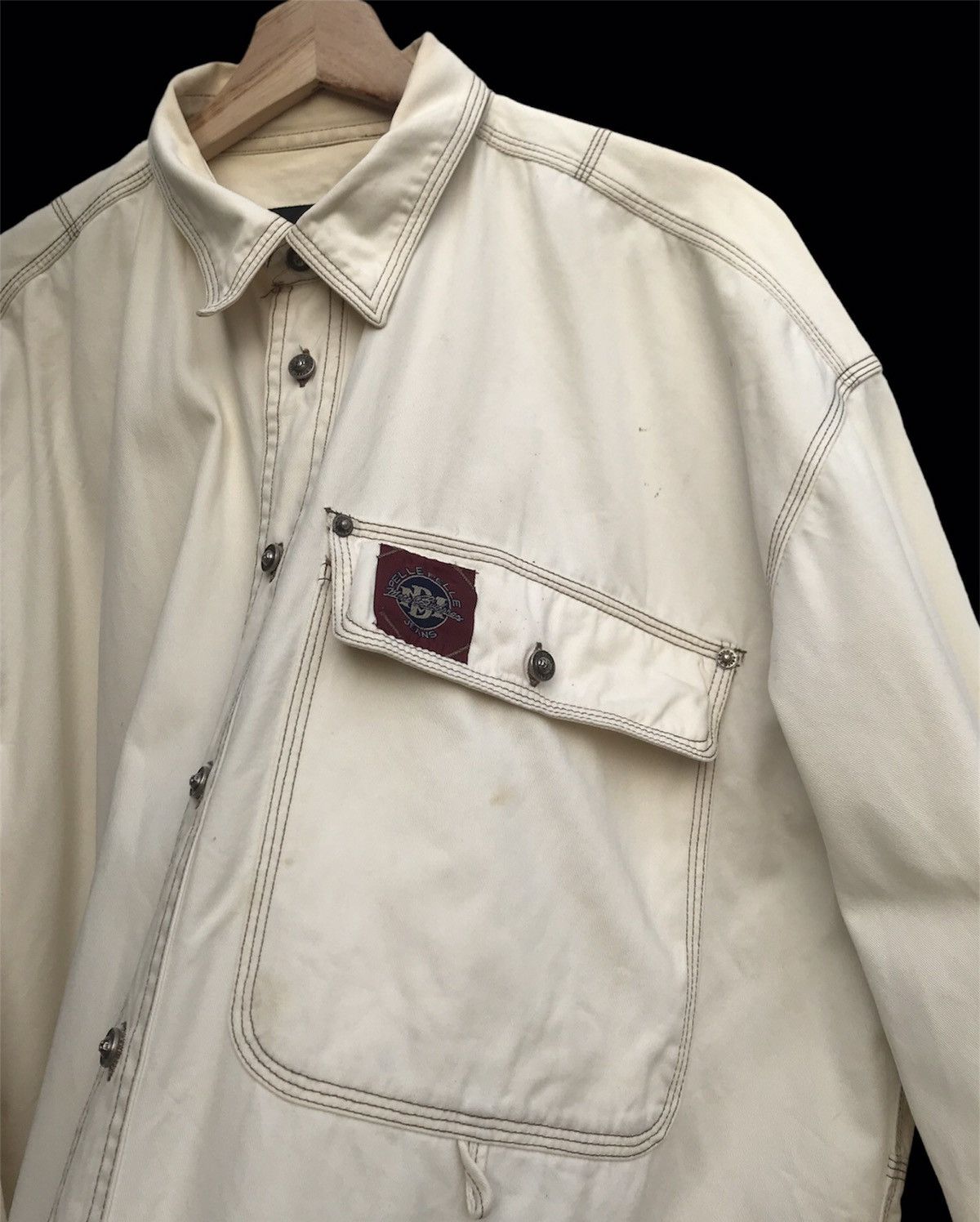 Marc Buchanan × Pelle Pelle × Vintage Vintage Pelle Pelle Sport USA by Marc Buchanan Thick Shirt Size US L / EU 52-54 / 3 - 10 Thumbnail
