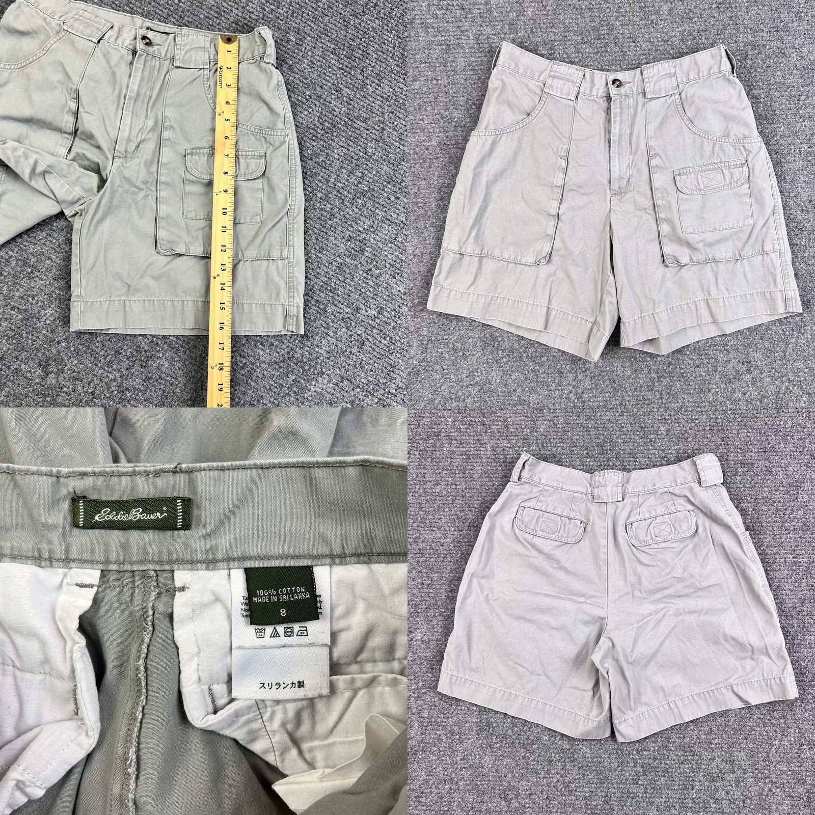 Vintage Columbia Shorts Womens Gray Hiking Cargo Pockets Casual Outdoors Size 8 Size 30" / US 8 / IT 44 - 8 Thumbnail