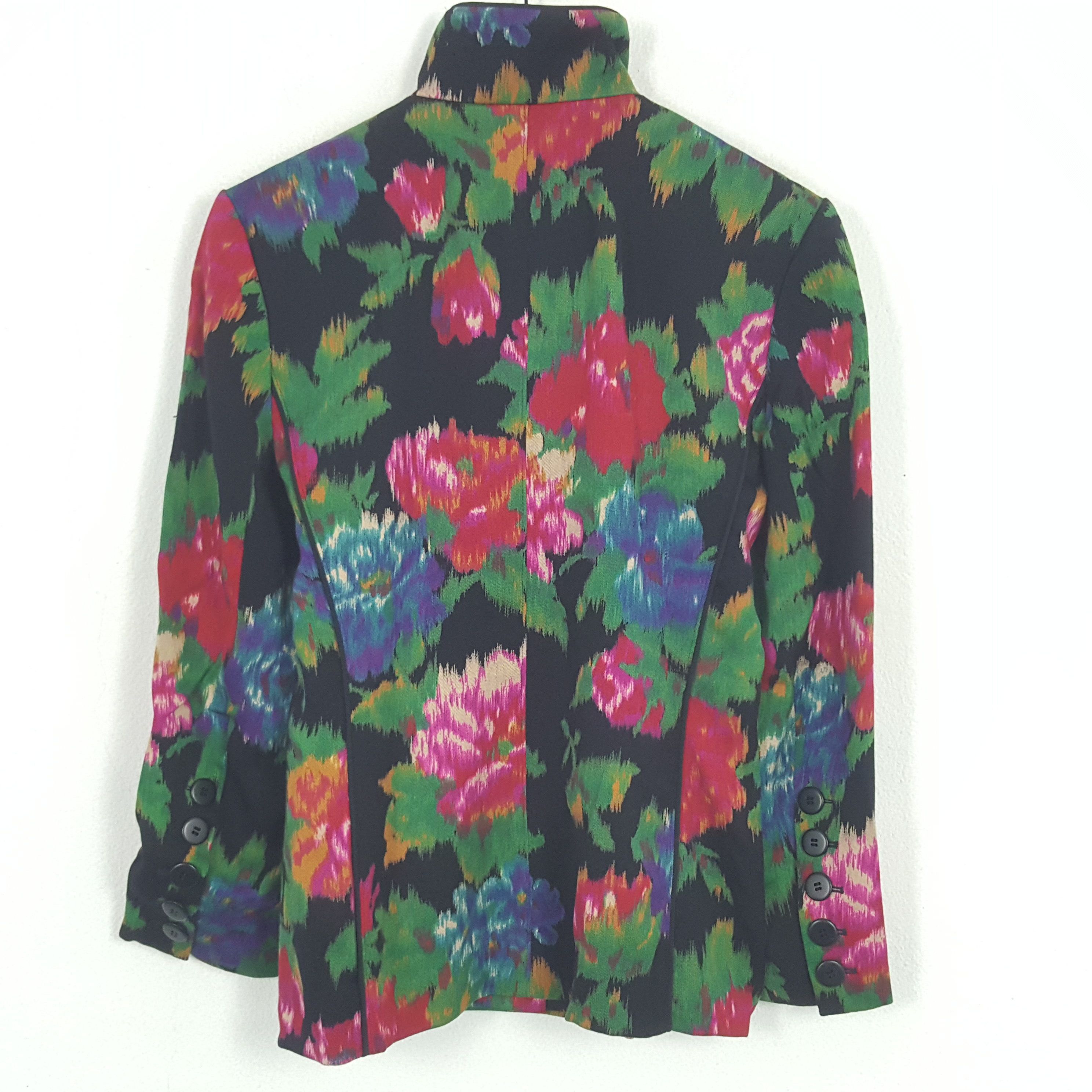Escada × Vintage Vintage Escada Colourfull Button Up Jacket Size S / US 4 / IT 40 - 3 Thumbnail