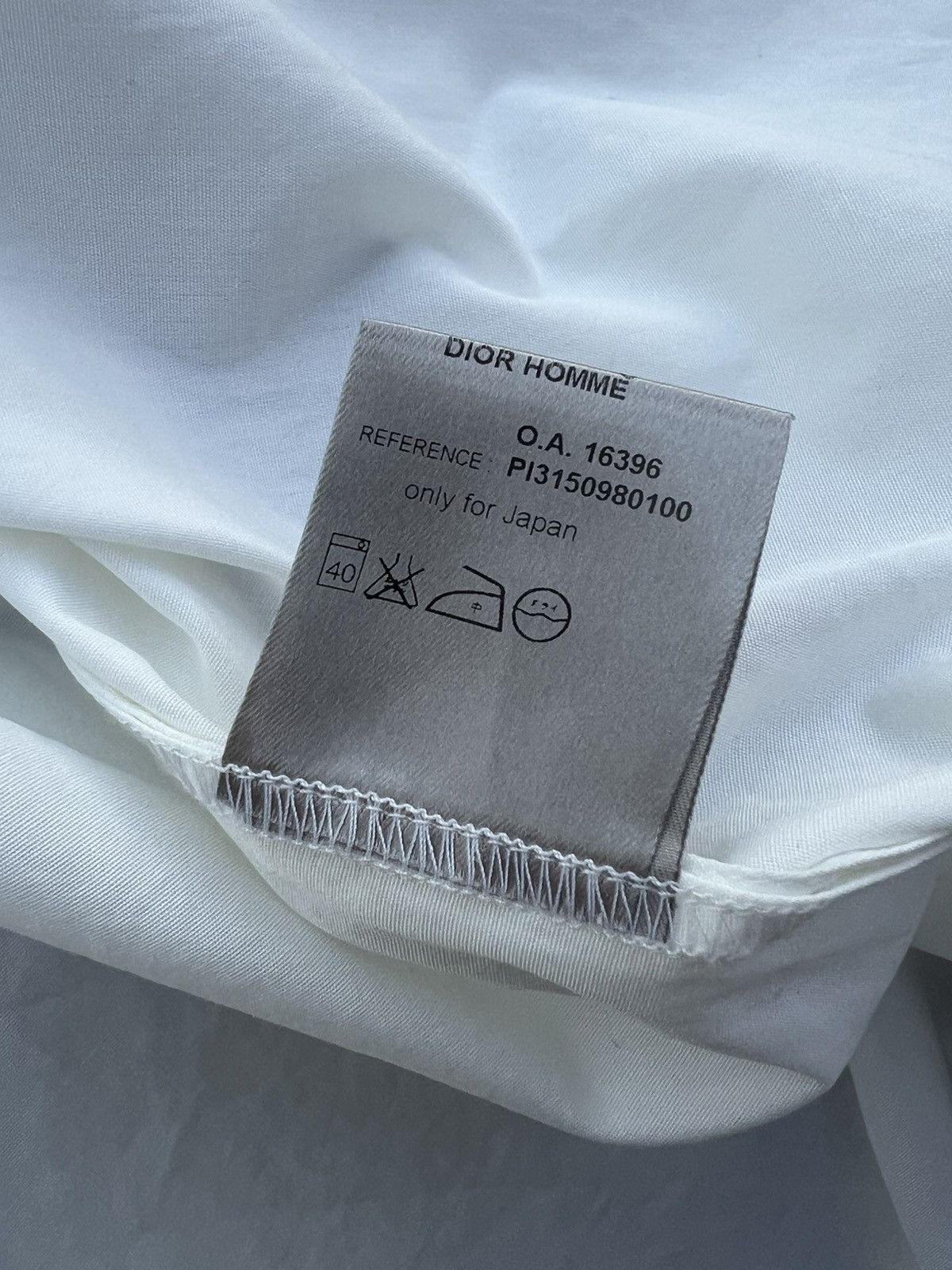 Dior Dior white button up shirt designer S 37 Size US S / EU 44-46 / 1 - 7 Thumbnail
