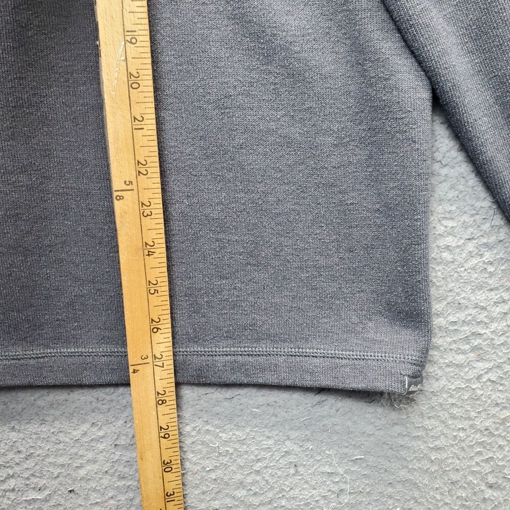 Eddie Bauer Eddie Bauer Mens Large Gray Knit Quarter Zip Mock Neck Sweater Long Sleeve Pullover Casual Outdoor 1/4 Zip Breathable Size US L / EU 52-54 / 3 - 3 Thumbnail