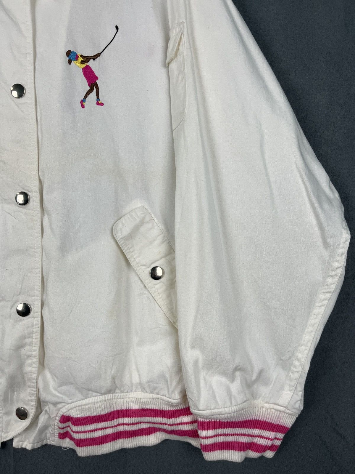 Vintage Cashing Golf Wear Jacket Michel Scovill Size L / US 10 / IT 46 - 5 Thumbnail