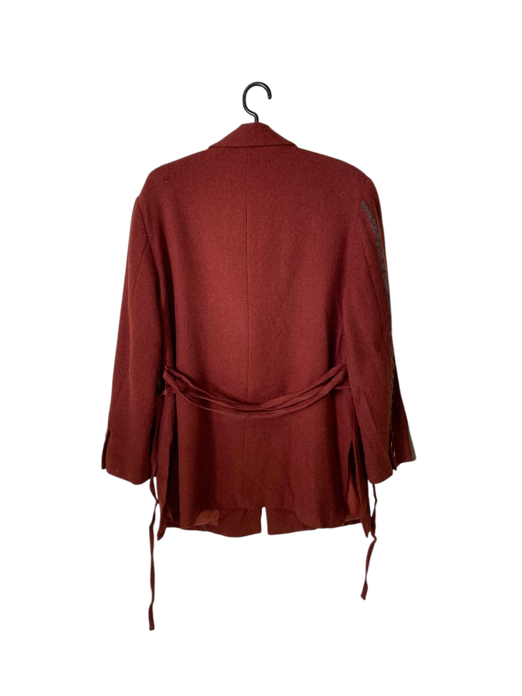 If Six Was Nine Keiko kishi embroidered stripe belted wool alpaca blend coat Size US S / EU 44-46 / 1 - 2 Thumbnail