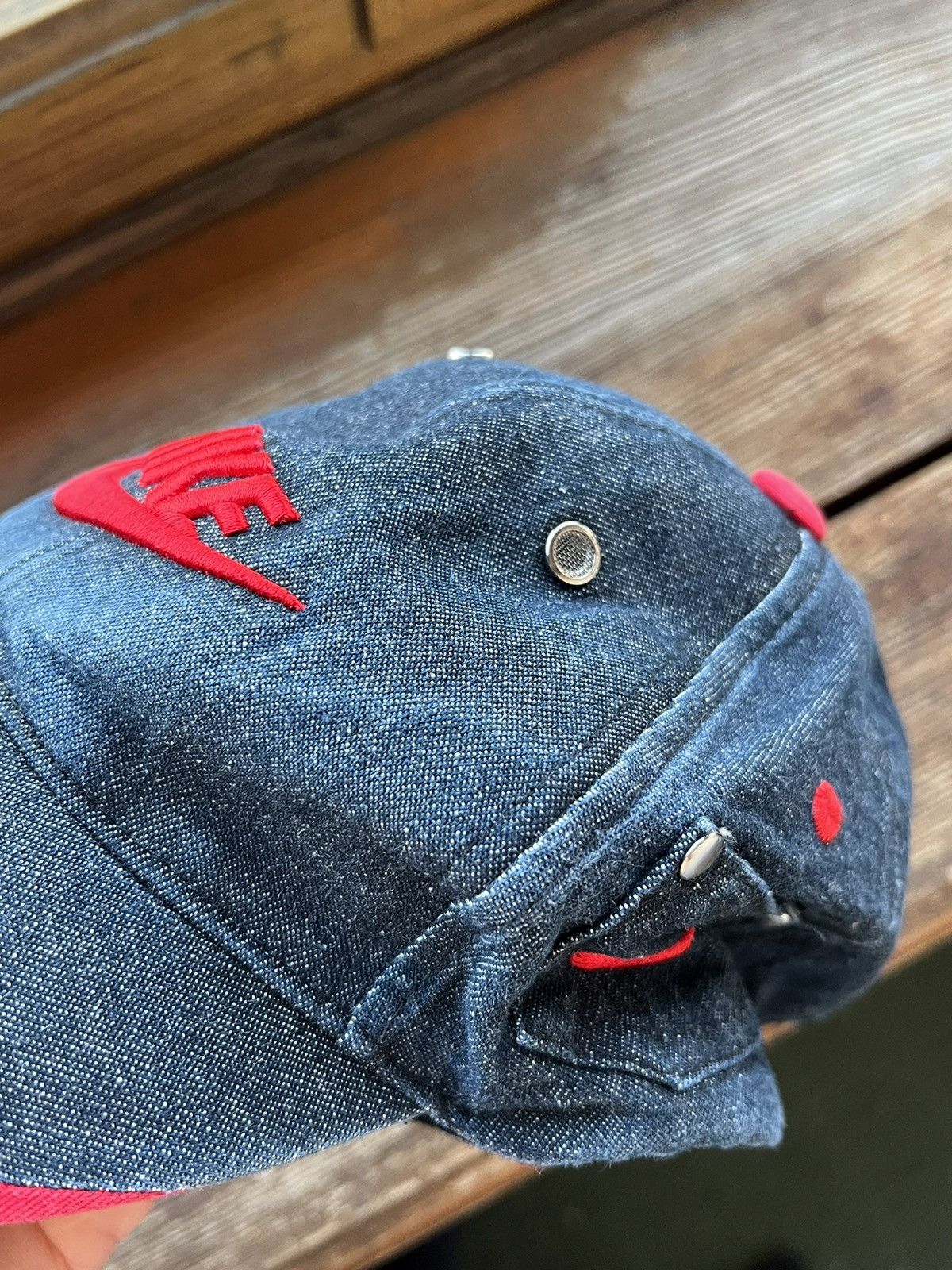 Nike Vintage Hat Nike Y2K Avant Garde Cap Size ONE SIZE - 6 Thumbnail