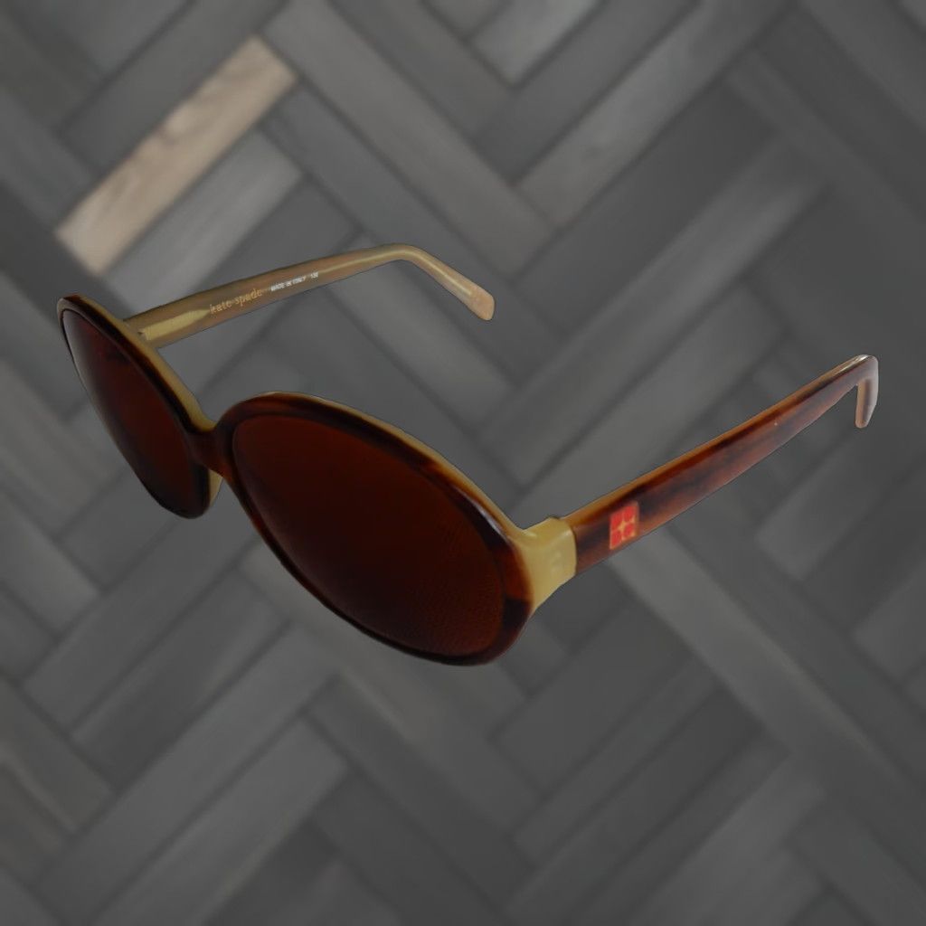 Coach Kate Spade Sunglasses Frames Only 55mm Brown Women Italy Prescription Small Scratches Size ONE SIZE - 1 Thumbnail