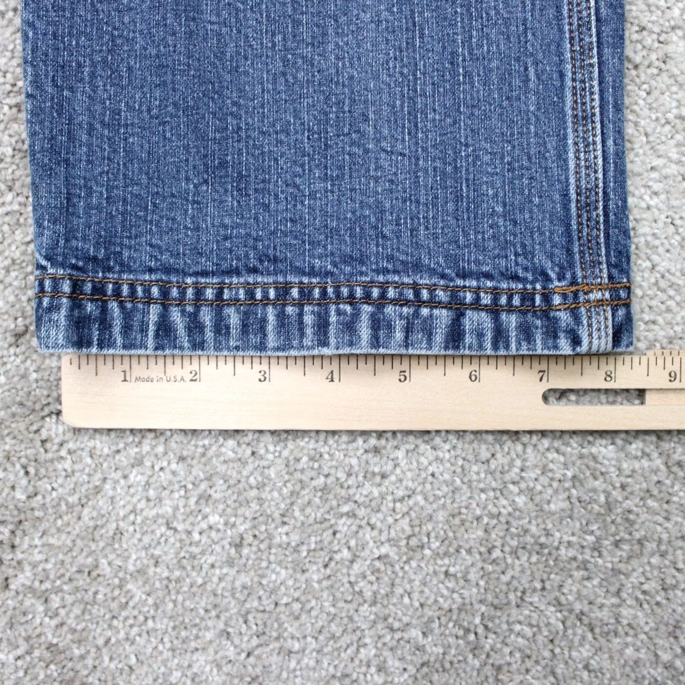 Denime Duluth Mens Jeans 44x28 Blue DuluthFlex Ballroom Relaxed Fit Stretch Denim Shirt? Size US 44 / EU 60 - 5 Thumbnail