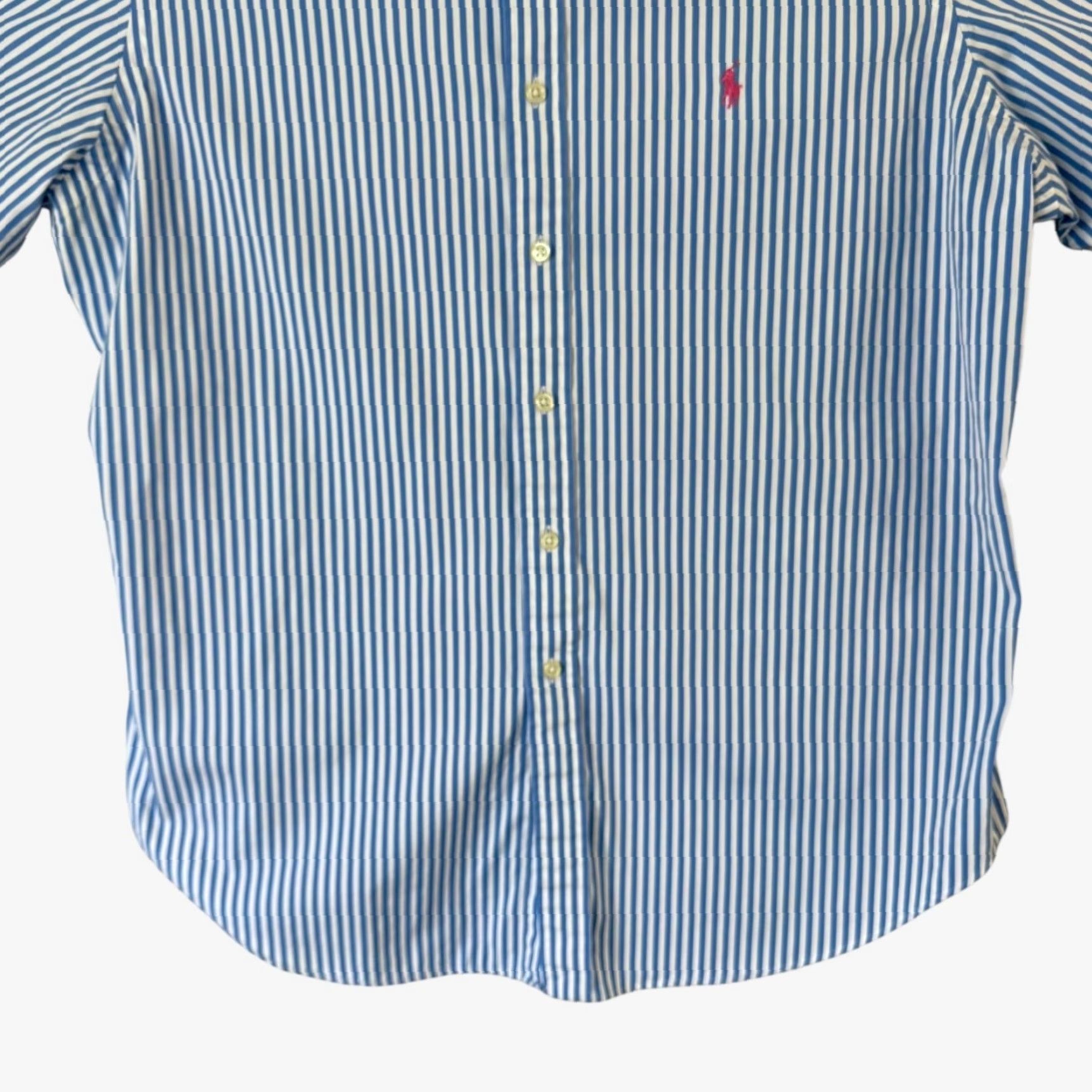 Ralph Lauren Ralph Lauren Striped Button-Down Shirt Blue XL Men’s 100% Cotton Preppy Classic Button-Up Size US XL / EU 56 / 4 - 6 Thumbnail