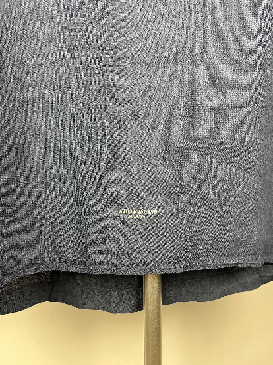 Stone Island Rare Vintage 1995 Stone Island Marina Linen Shirt Size US XXL / EU 58 / 5 - 5 Thumbnail