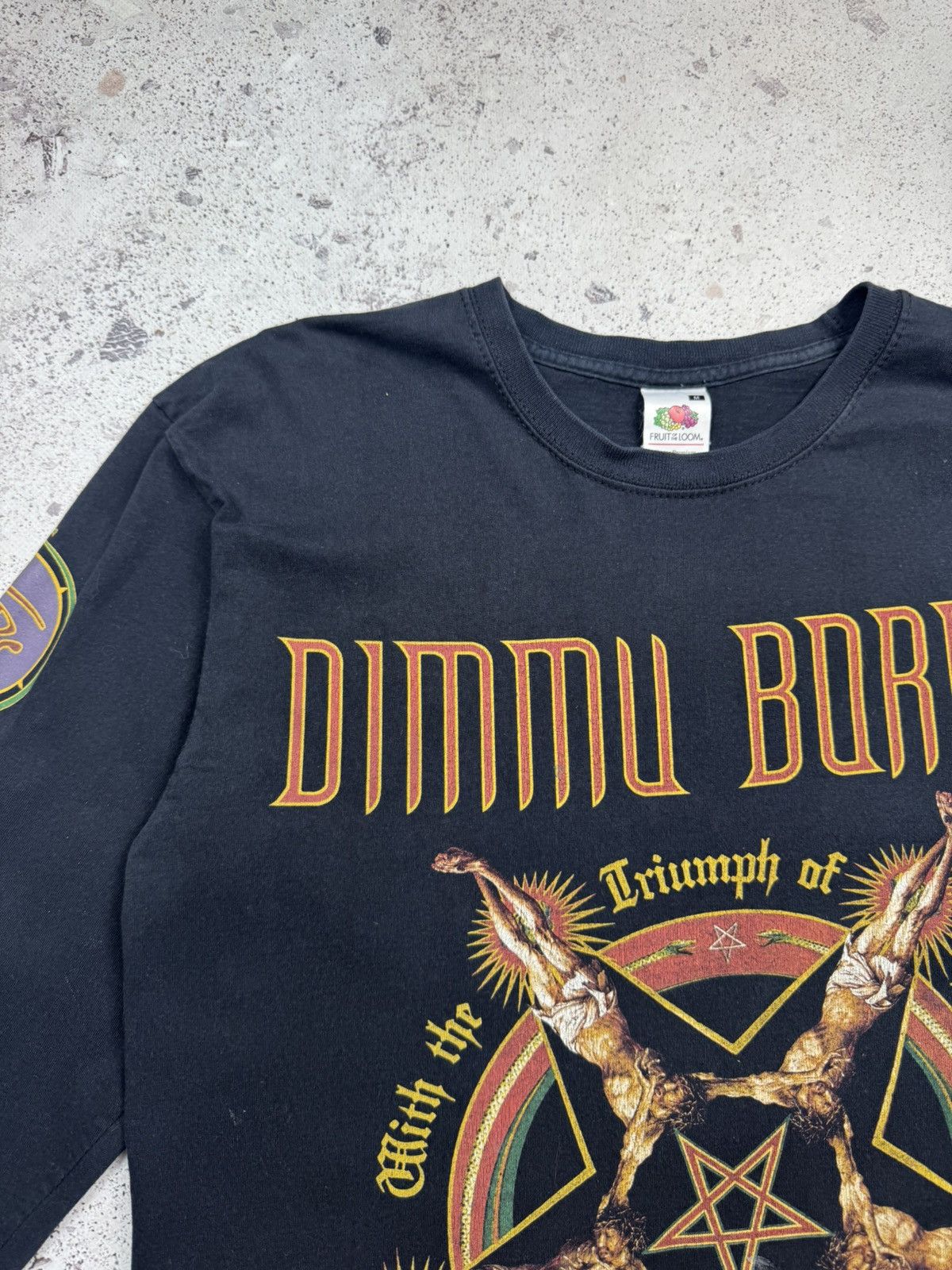 Band Tees Dimmu Borgir long sleeve double sided In Sorte Diaboli Size US M / EU 48-50 / 2 - 5 Thumbnail