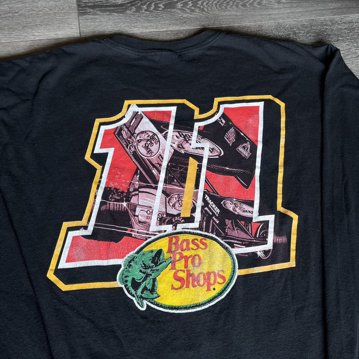 Vintage Vintage Steve Kinser The King Sprint Racing Longsleeve Tee Size US XXL / EU 58 / 5 - 4 Thumbnail