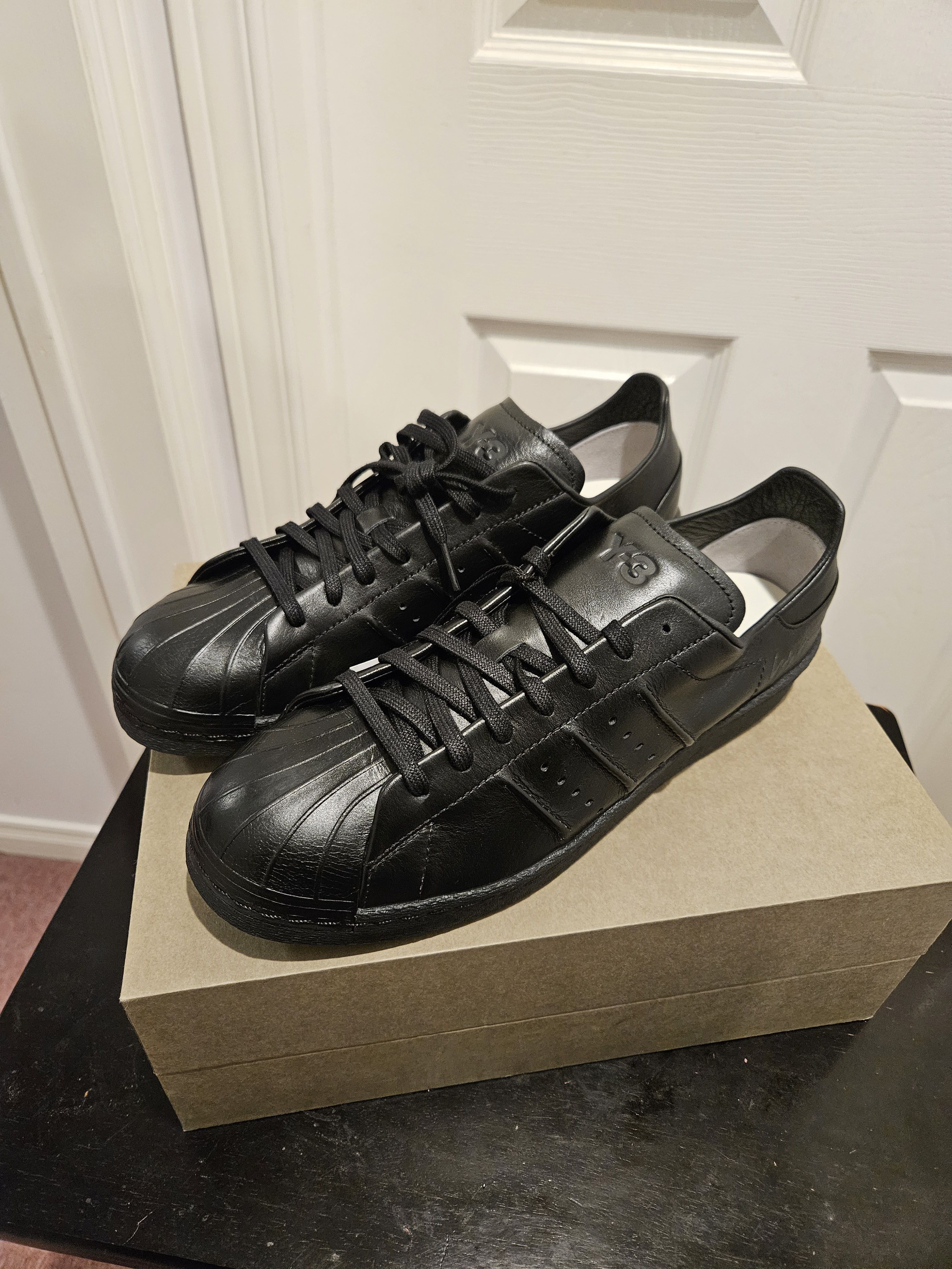 Y-3 Y-3 Triple Black Superstar Size US 8.5 / EU 41-42 - 4 Thumbnail