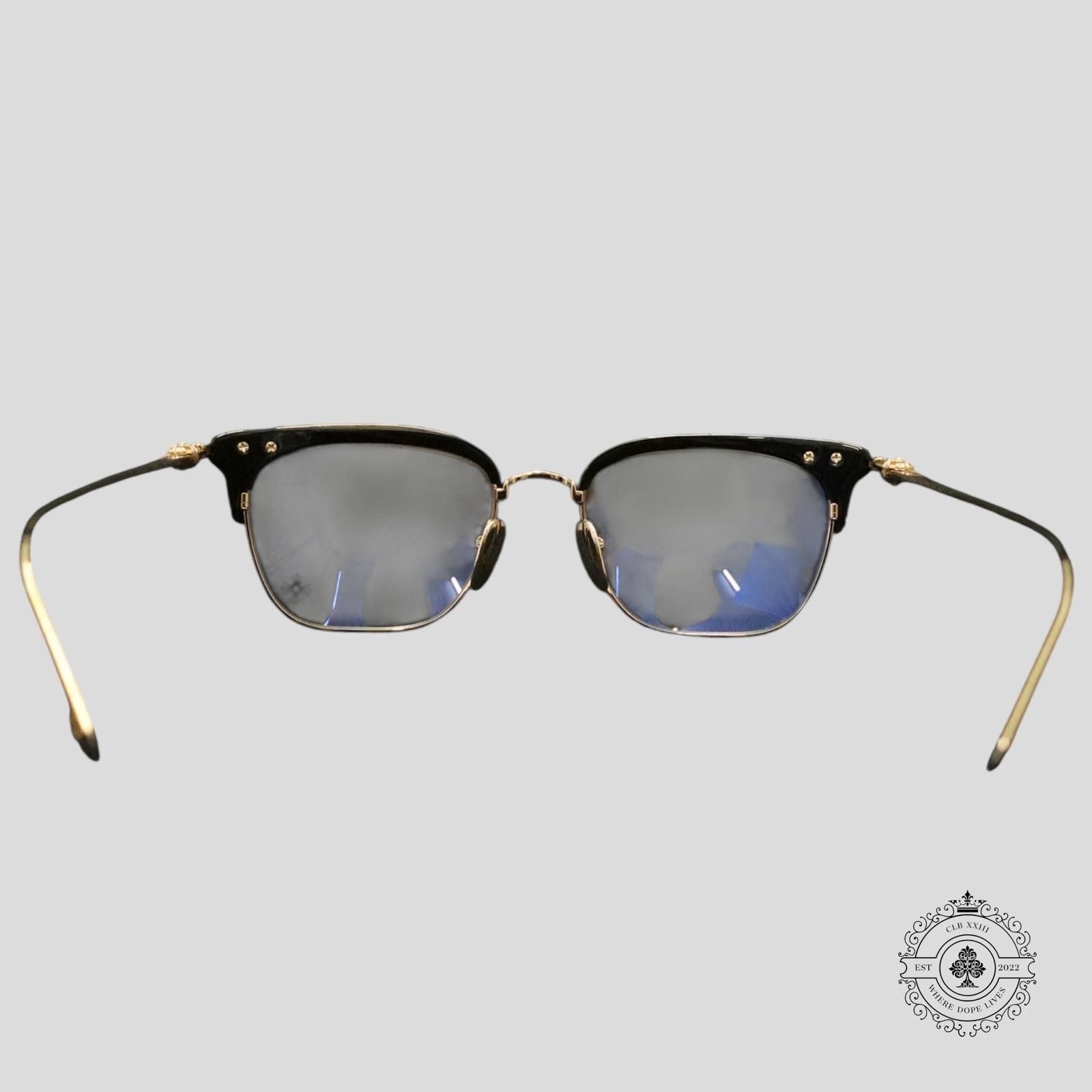 Chrome Hearts Chrome Hearts Sluntradiction Glasses in Black/Gold Size ONE SIZE - 5 Thumbnail
