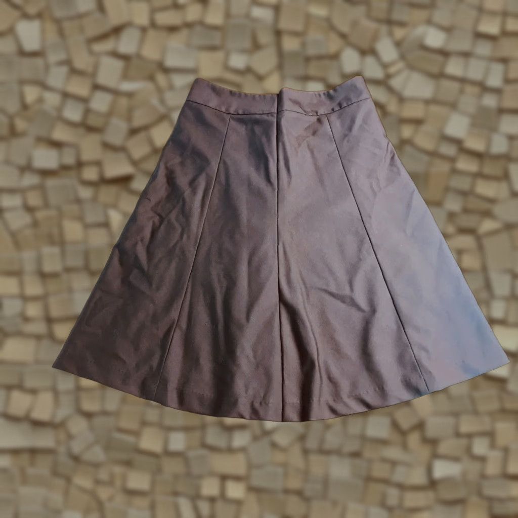 Merona Merona Women's Skirt Size 8 Brown A-Line Back Zip Casual Size 30" / US 8 / IT 44 - 1 Thumbnail