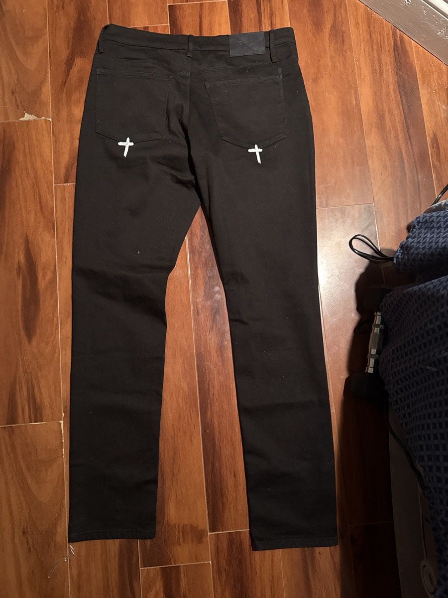 Rta BRYANT SKINNY JEAN | BLACK REST IN PEACE Size US 36 / EU 52 - 5 Thumbnail