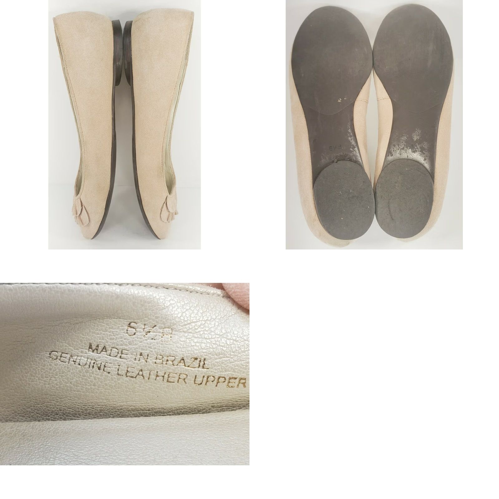 Talbots Talbots Pink Suede Leather Ballet Flats with Skirted Front Size 6 1/2B Comfortable Casual Shoes Womens Flats Led by Talbots Flats and Slip-ons Size US 7 / IT 37 - 8 Thumbnail