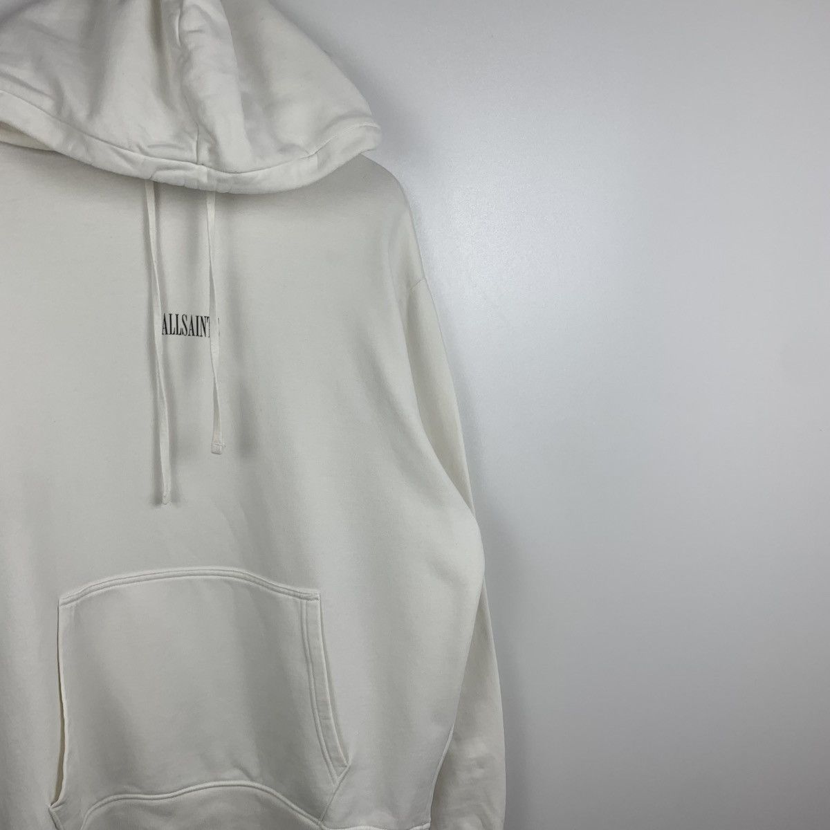 Allsaints AllSaints Big Logo Hoodie White State Oth Hoody Size M Size US M / EU 48-50 / 2 - 6 Thumbnail