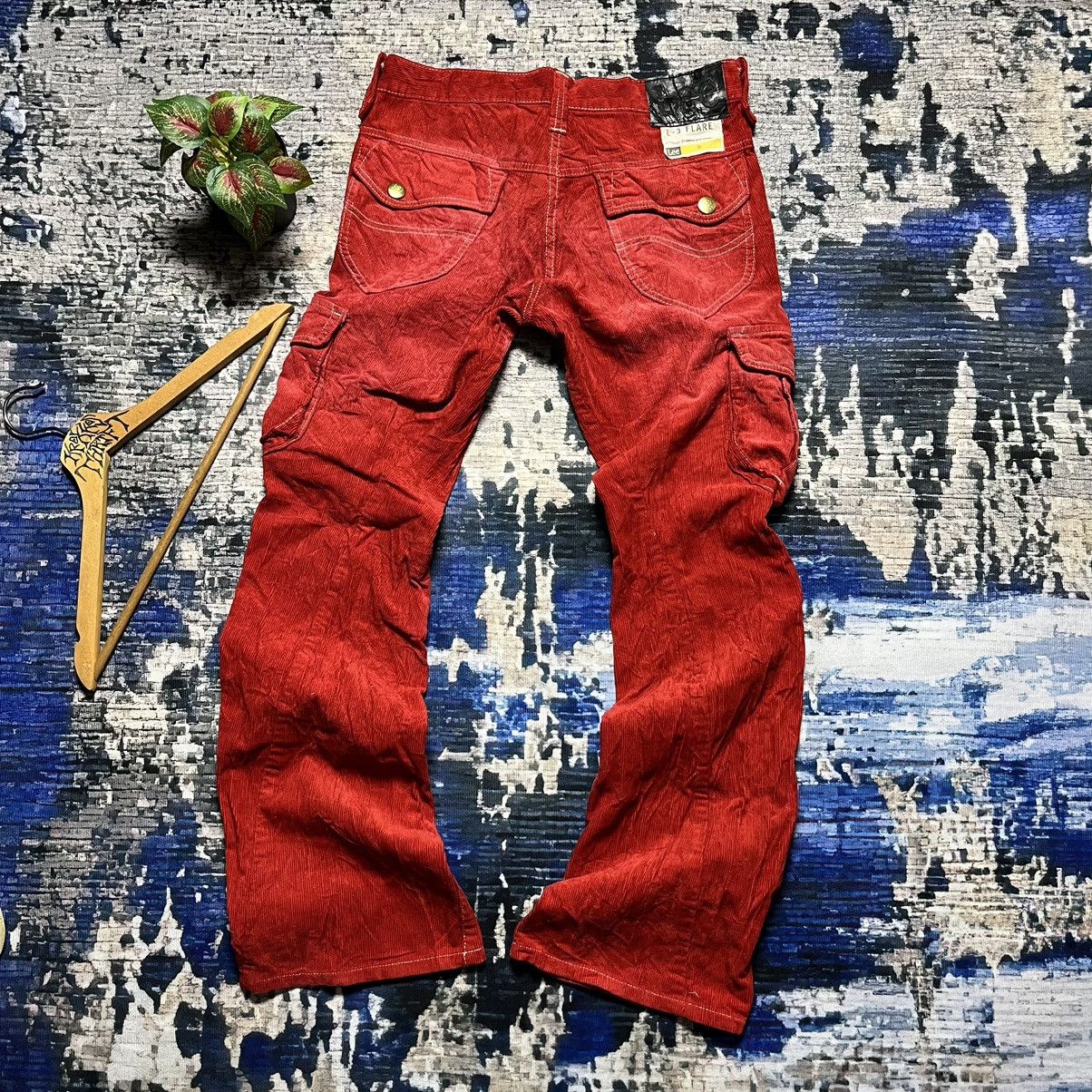 Lee × Vintage STEALS Rare Vintage Lee Cowboy Cargo Courdroy Bootcut 90s Size US 30 / EU 46 - 2 Thumbnail