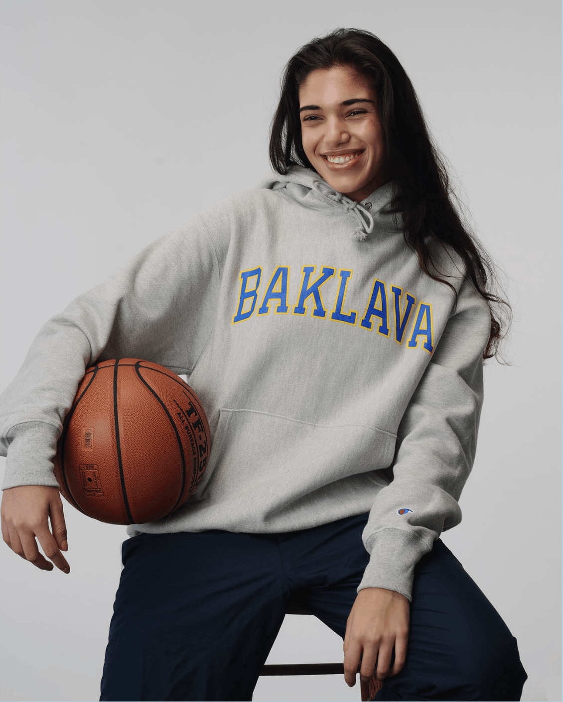 Action Bronson Blue Chips University "BAKLAVA" Champion Reverse Weave Hood Size US L / EU 52-54 / 3 - 12 Thumbnail
