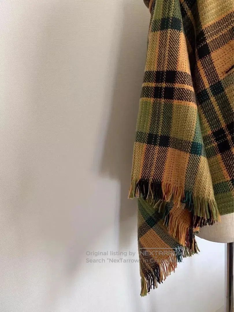 Kapital Kapital Check Hooded Cape Coat . Size US S / EU 44-46 / 1 - 4 Thumbnail