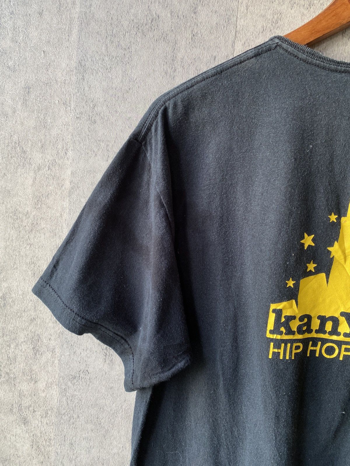 Kanye West Vintage 2004 Kanye West Dropout Faded Black T Shirt Size US M / EU 48-50 / 2 - 8 Thumbnail