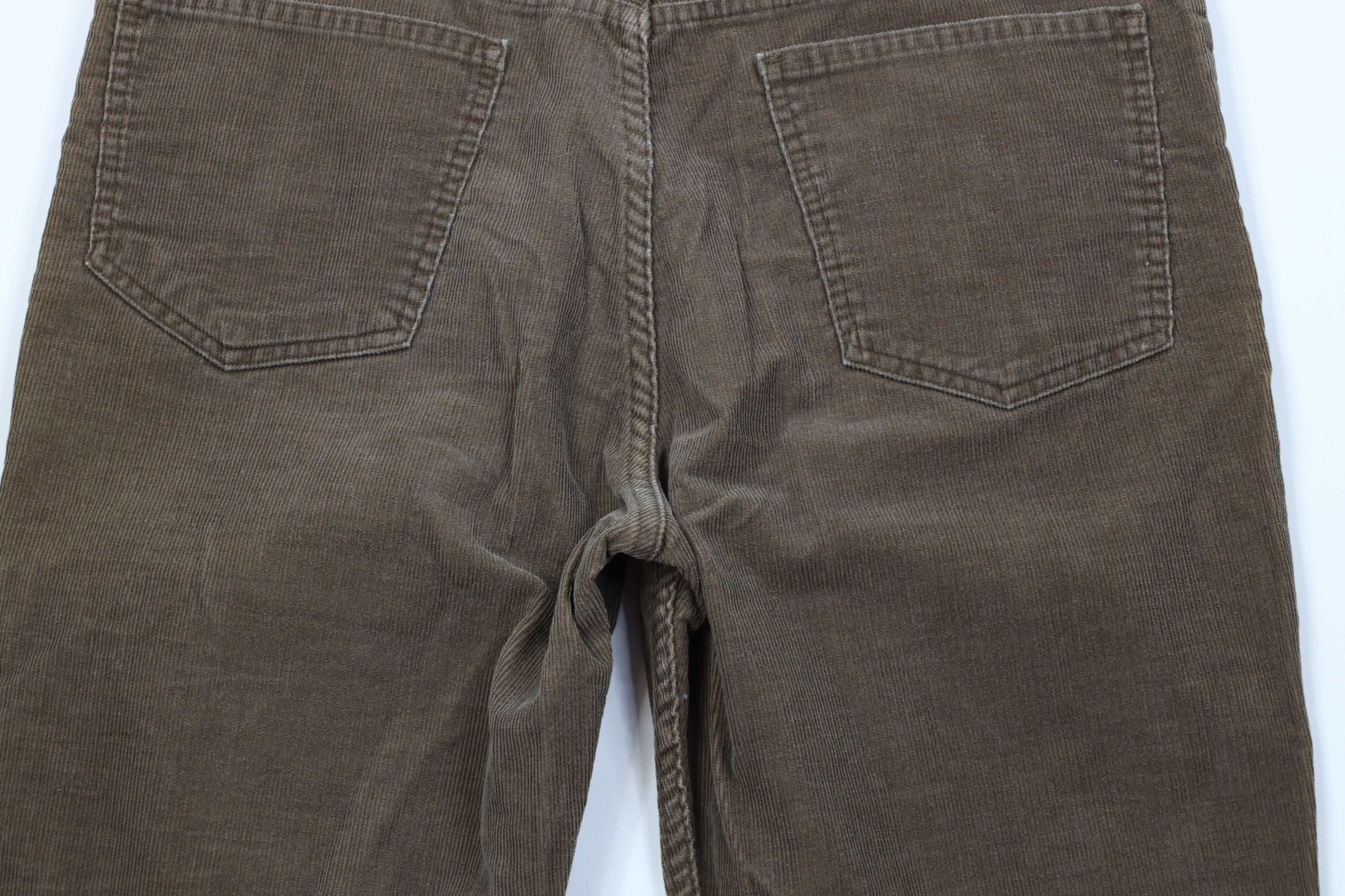 Vintage Vintage 70s Streetwear Wide Leg Corduroy Pants Brown USA Size US 36 / EU 52 - 11 Thumbnail