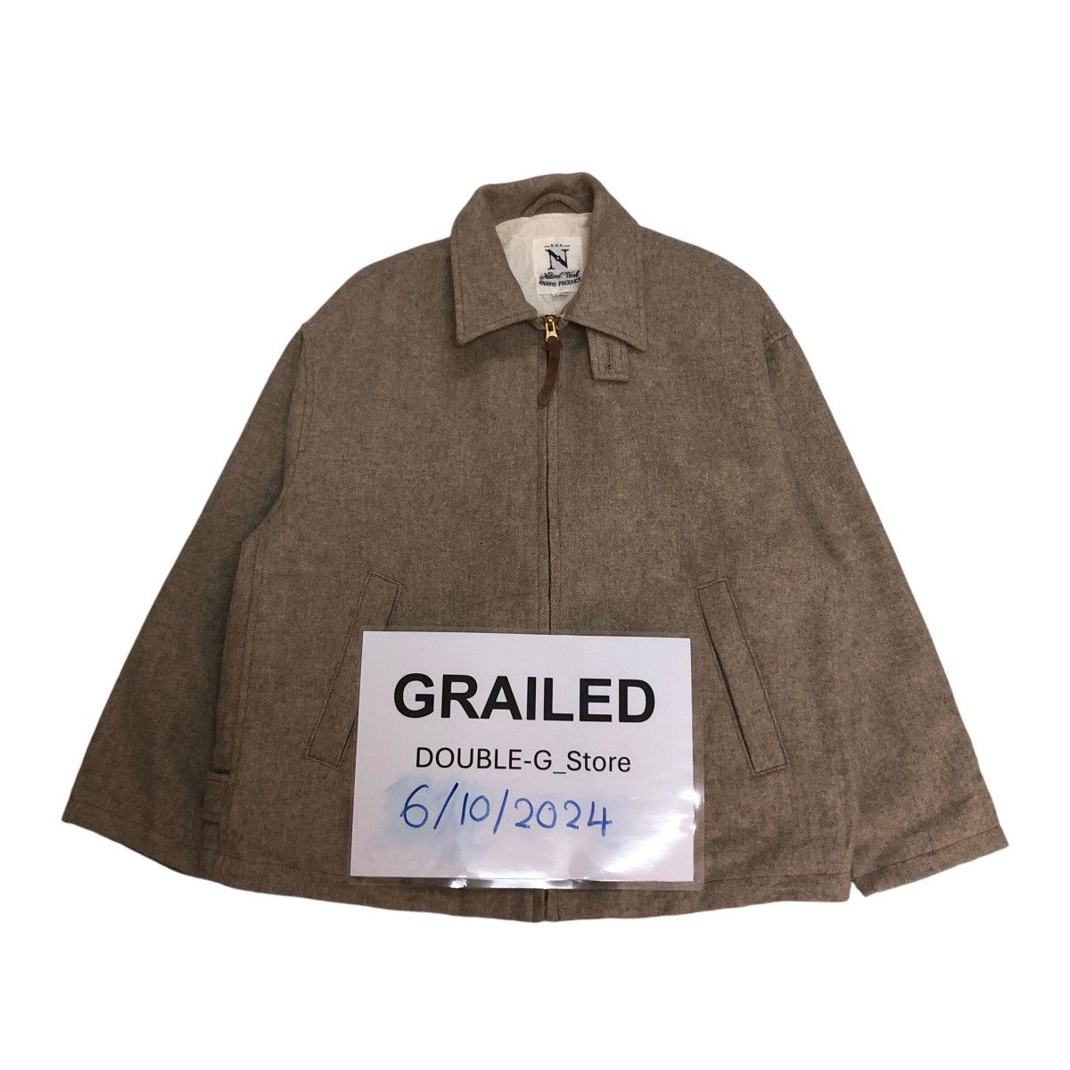 45rpm 📌Vintage Wool Bomber Jacket Zipper Rna Product Japan Size US M / EU 48-50 / 2 - 1 Thumbnail