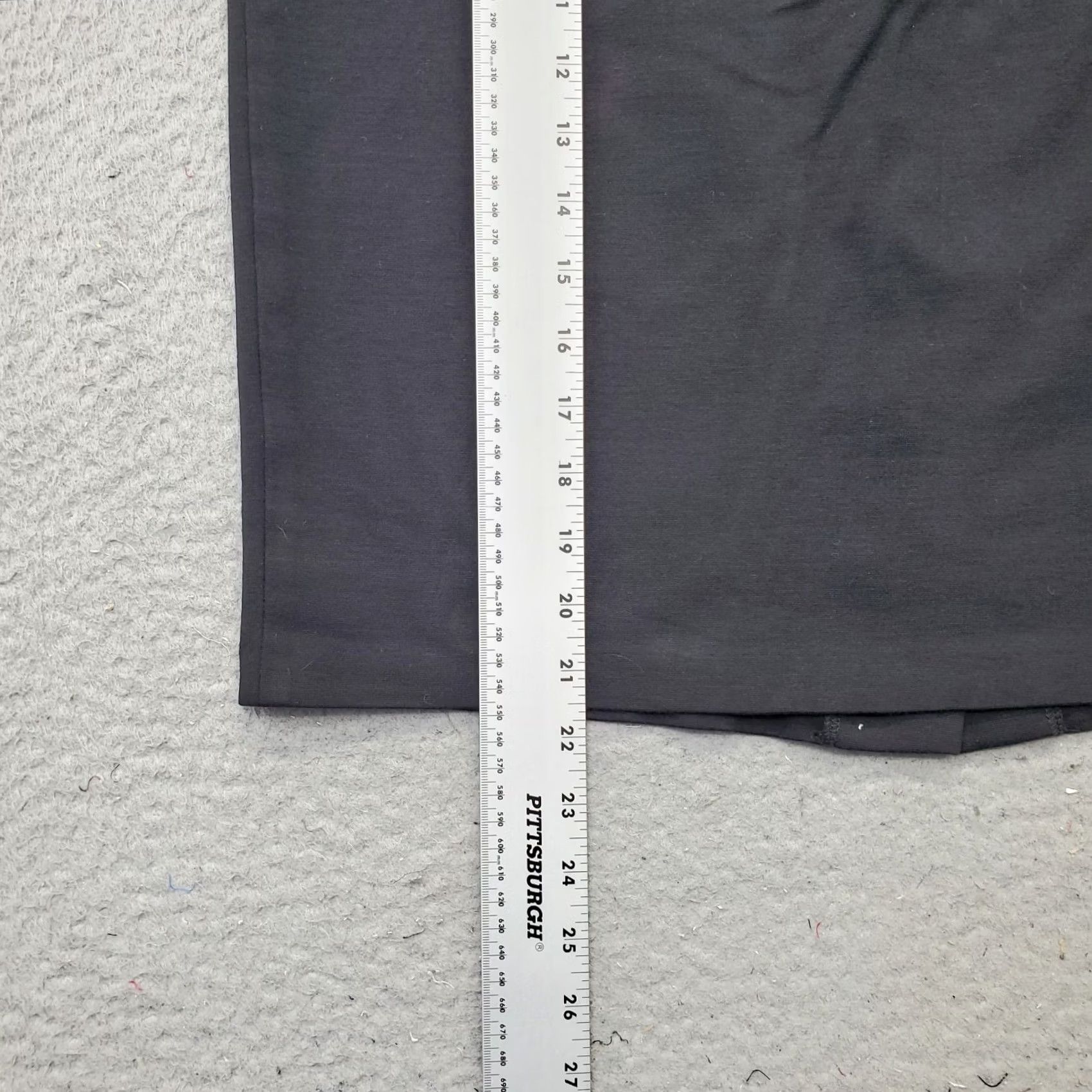 Talbots Talbots Womens Pencil Skirt 10 Black Rayon Stretch Slim Fit Back Zip Casual, Travel Size 10 Womens Black Pencil Skirt Size 32" / US 10 / IT 46 - 3 Thumbnail