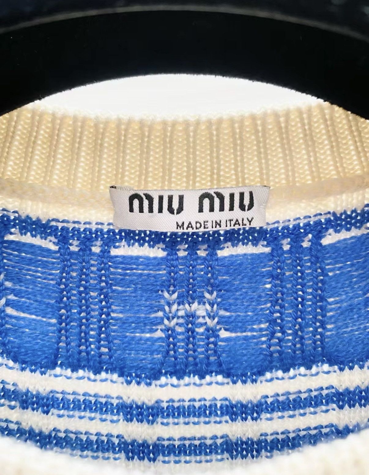 Miu Miu Miu Miu Block Knit Set (Top + Skirt) J33 Size XS / US 0-2 / IT 36-38 - 4 Thumbnail