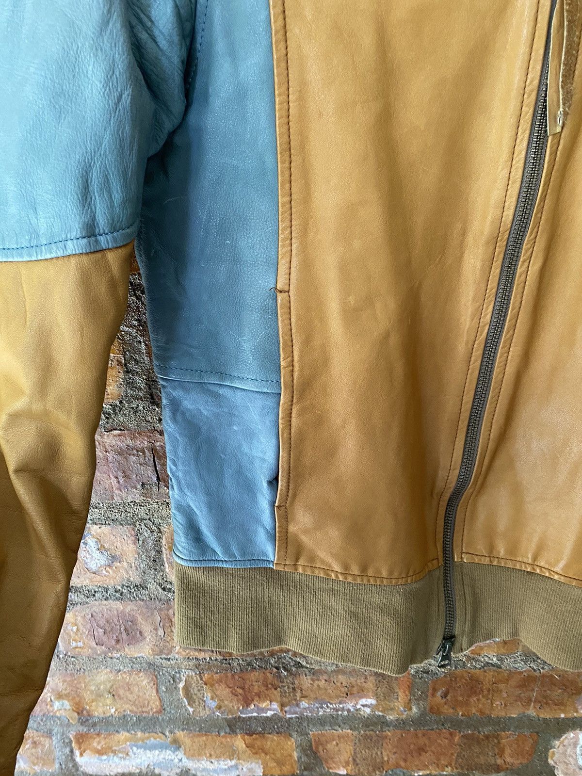 Ekam 2000s Shama x Studious Leather Paneled color block Jacket Size M / US 6-8 / IT 42-44 - 9 Thumbnail