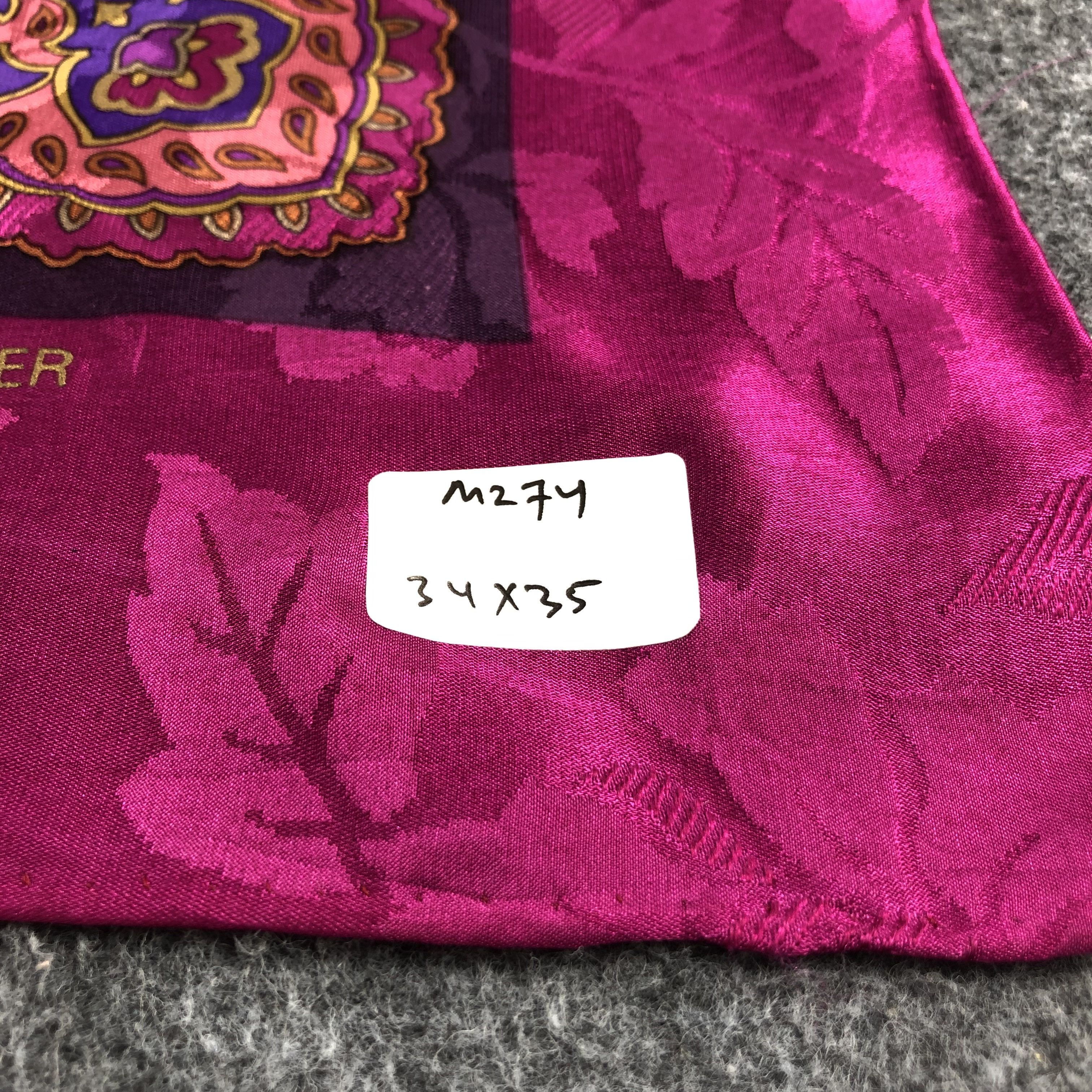 Jean-Louis Scherrer Jean Louis Scherrer Luxury Paisley Silk Scarf M274 Size ONE SIZE - 5 Thumbnail