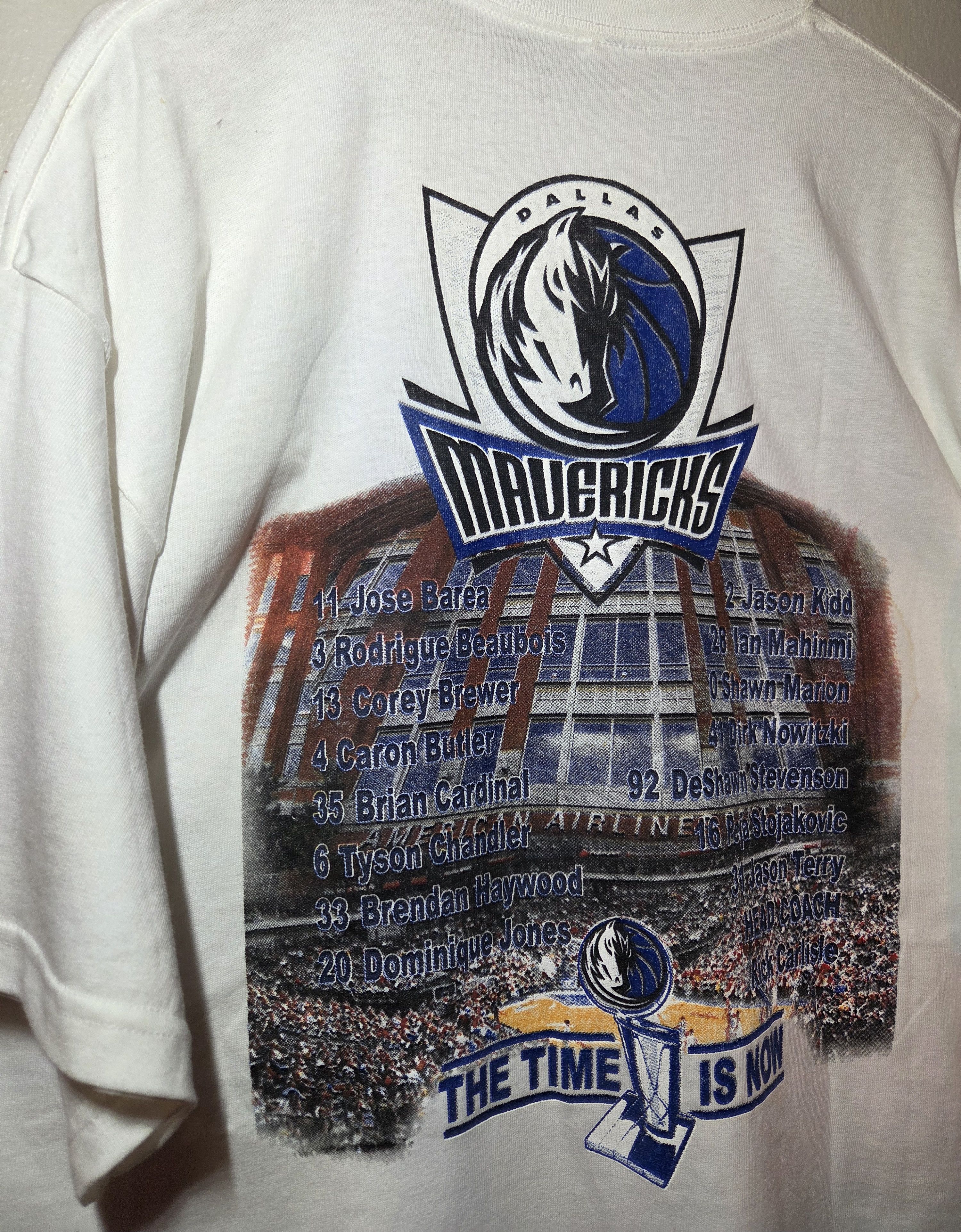 Delta 2011 Dallas Mavericks NBA Playoffs T-shirt Size US XXL / EU 58 / 5 - 7 Thumbnail