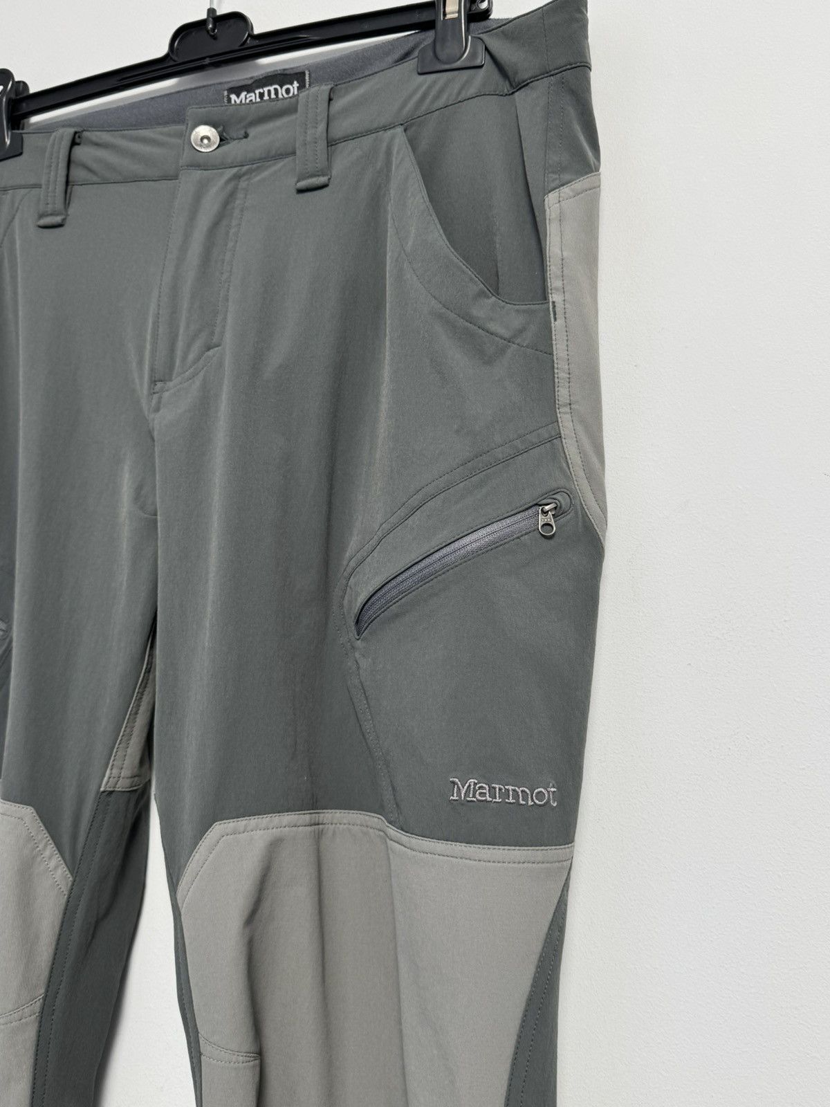 Marmot Marmot Softshell Hiking Pants Two-Tone Stretch Outdoor Zip Size US 34 / EU 50 - 6 Thumbnail