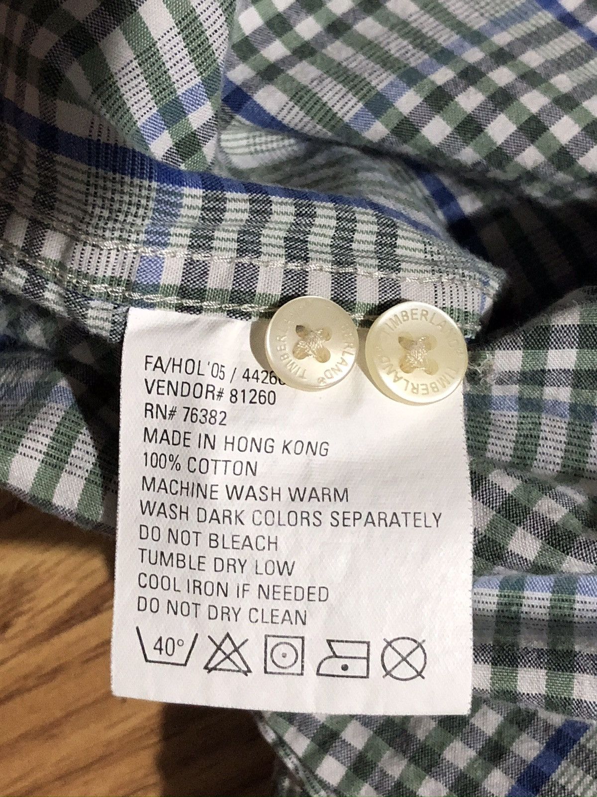 Timberland × Vintage 2 Timberland Medium Plaid Flannel Shirts Retro Y2K Set of 2 Size US M / EU 48-50 / 2 - 13 Thumbnail