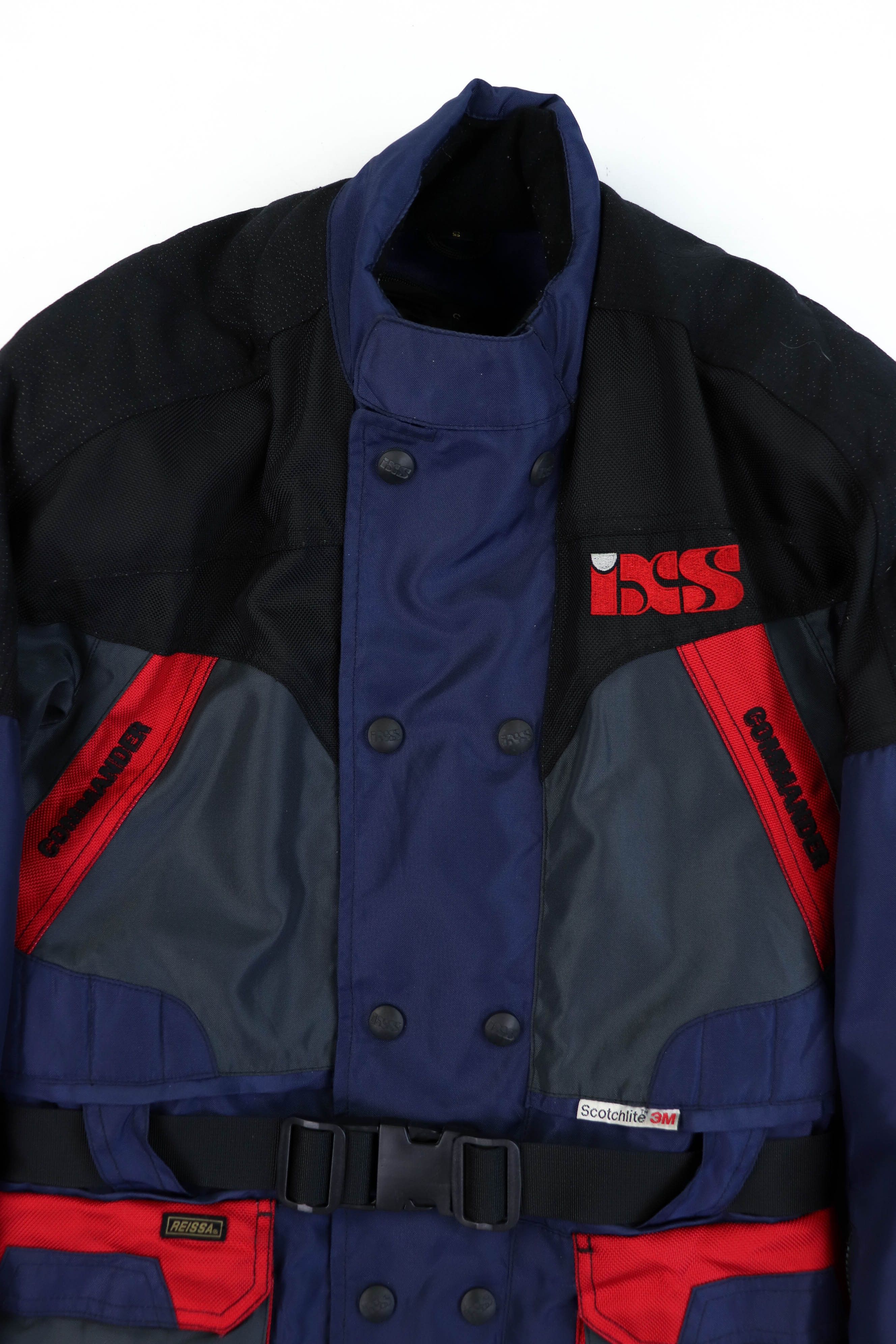 Vintage IXS Vintage Biker Kevlar Cordura Nylon Motorcycle Jacket Size US S / EU 44-46 / 1 - 3 Thumbnail