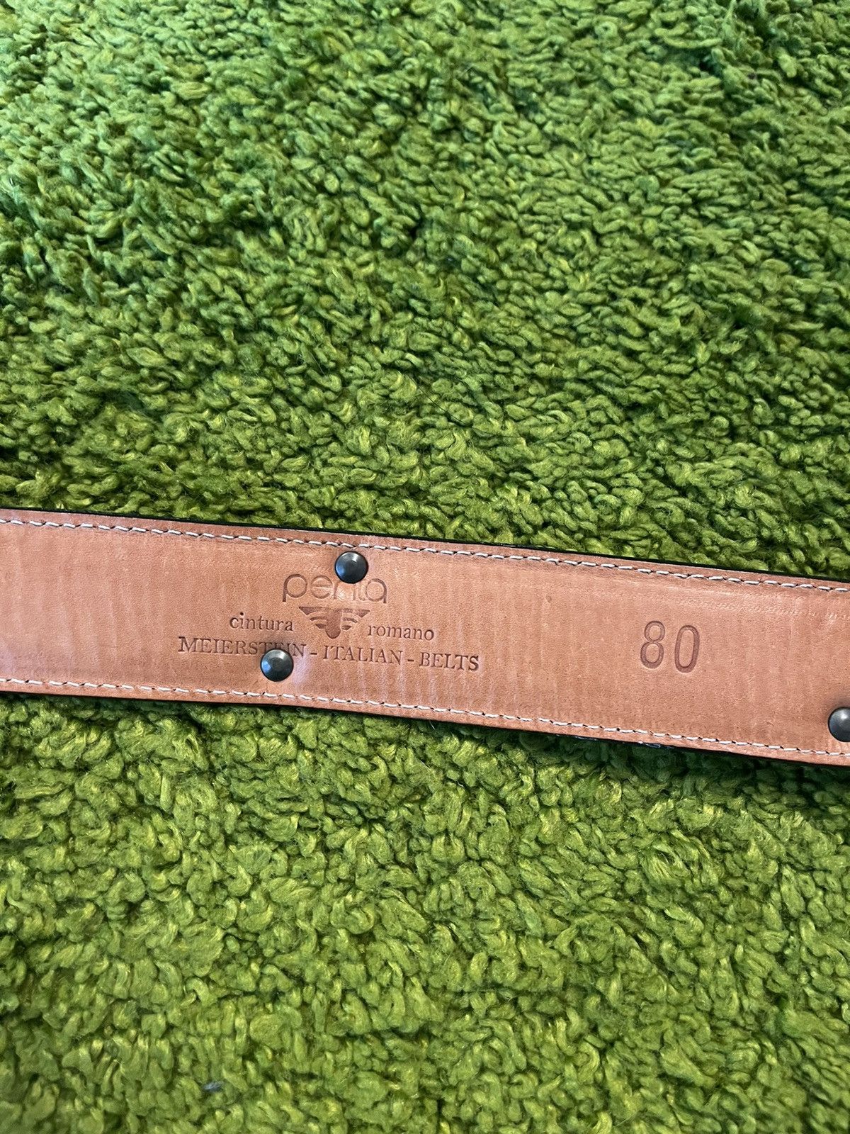 Cowboy Equipment × Genuine Leather 🐍 Real phyton snakeskin leather belt by Penta Size 34 - 6 Thumbnail