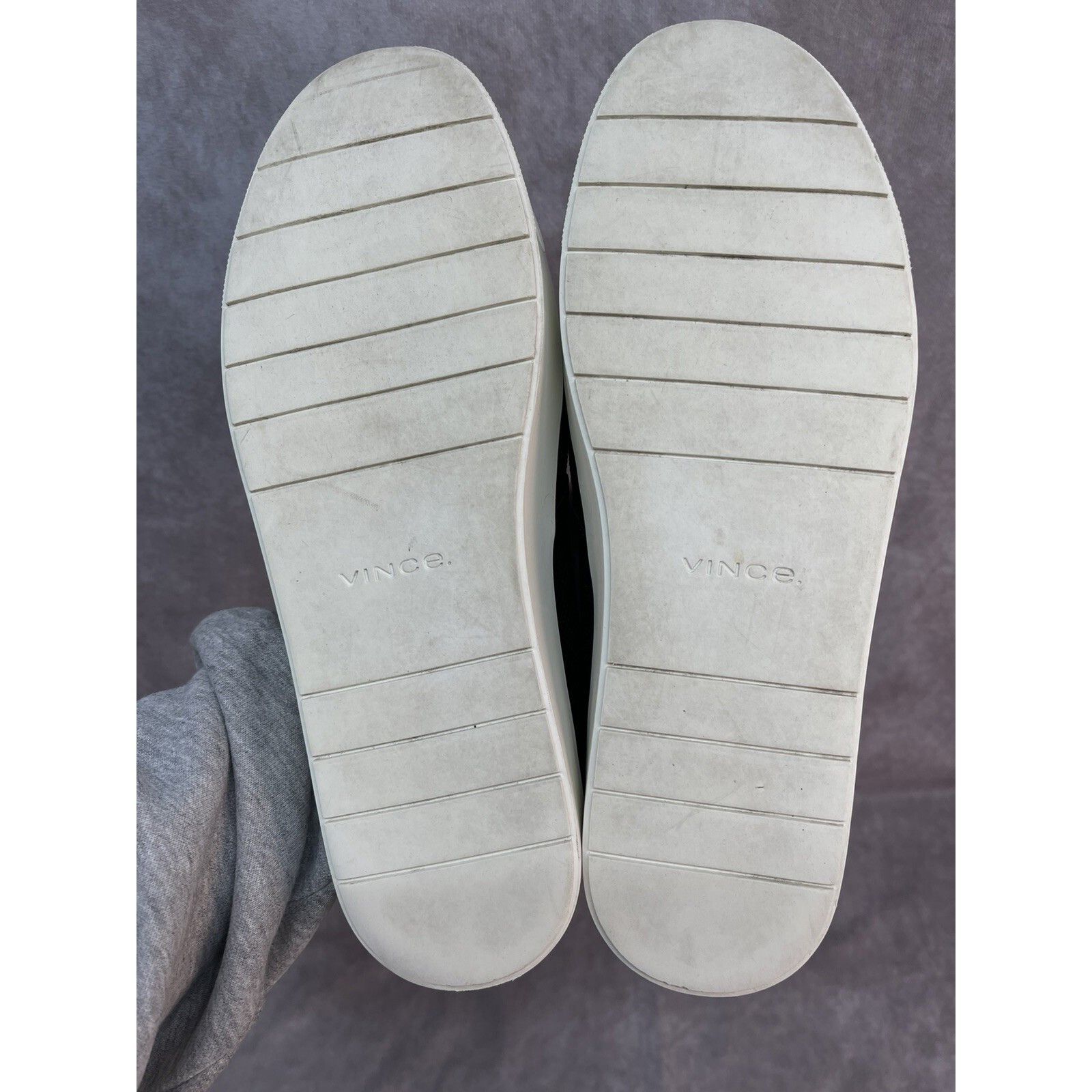 Vince Vince Perforated Slip-On Sneakers Loafers Black Womens SZ 11 Size US 9.5 / IT 39.5 - 9 Thumbnail