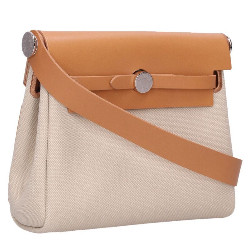 Hermes HERMES Herbag Zip 20 Mini Toile Vache Hunter Size ONE SIZE - 1 Thumbnail