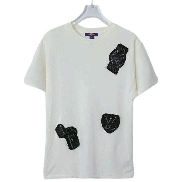 Louis Vuitton Louis Vuitton Patch Embroidered T-Shirt Size M Size US M / EU 48-50 / 2 - 1 Thumbnail