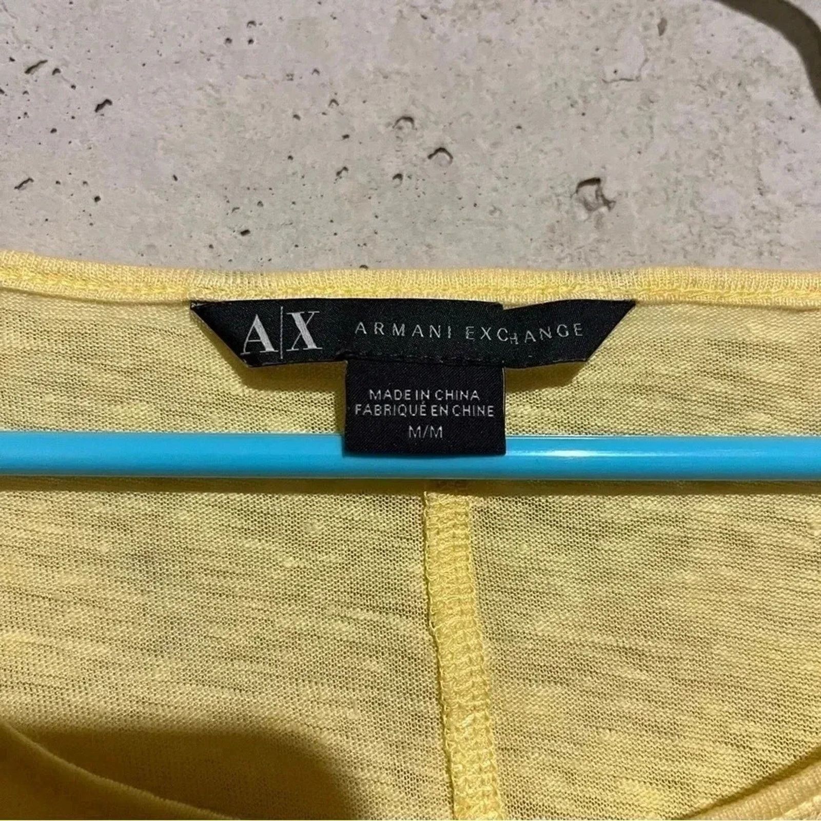 Armani Exchange A/X Armani Exchange Women’s 100% Linen Short Sleeved Shirt M Size M / US 6-8 / IT 42-44 - 2 Thumbnail