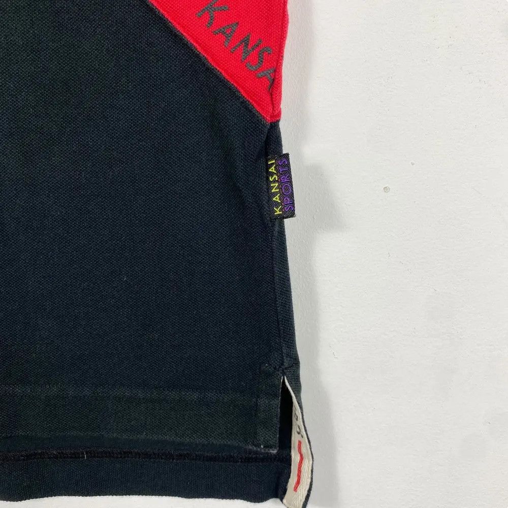 Designer Vintage 90's KANSAI SPORTS 2 Tones Polo Shirt Large Size Size US L / EU 52-54 / 3 - 4 Thumbnail