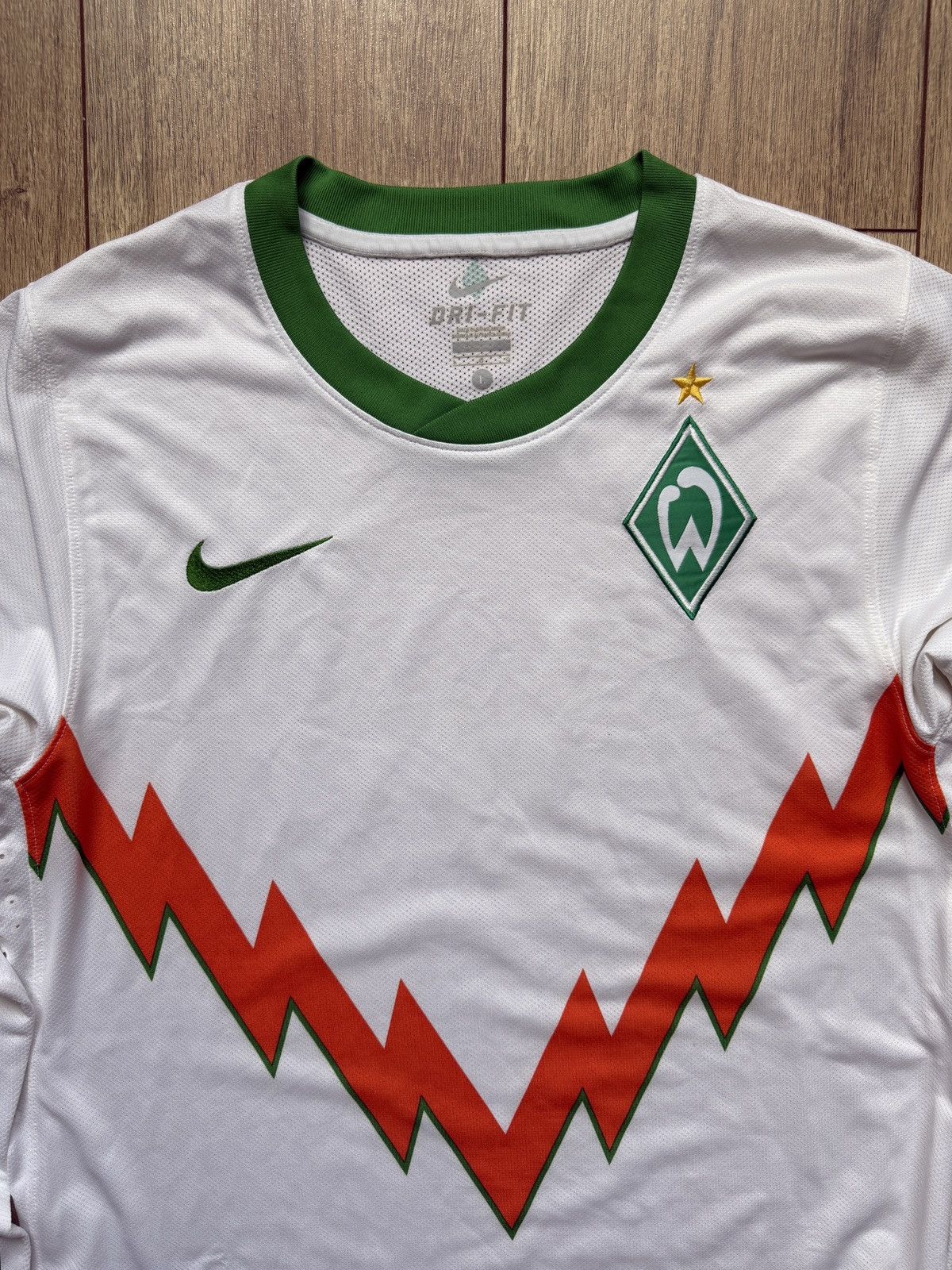 Nike × Vintage Koszulka piłkarska Nike Werder Bremen 2010/11 Player Issue Size US L / EU 52-54 / 3 - 6 Thumbnail