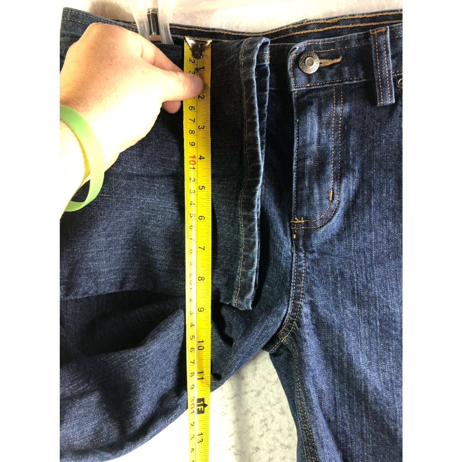 Denime Duluth Trading Womens Size 6 Mid Rise Straight Leg Medium Wash Blue Denim Jeans Size 28" / US 6 / IT 42 - 4 Thumbnail