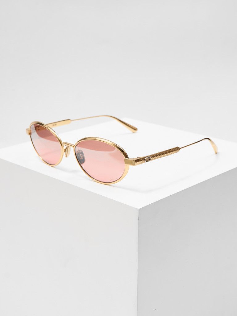 Dior Dior DiorCannage R1U Gradient Pink Oval Sunglasses Size ONE SIZE - 1 Thumbnail