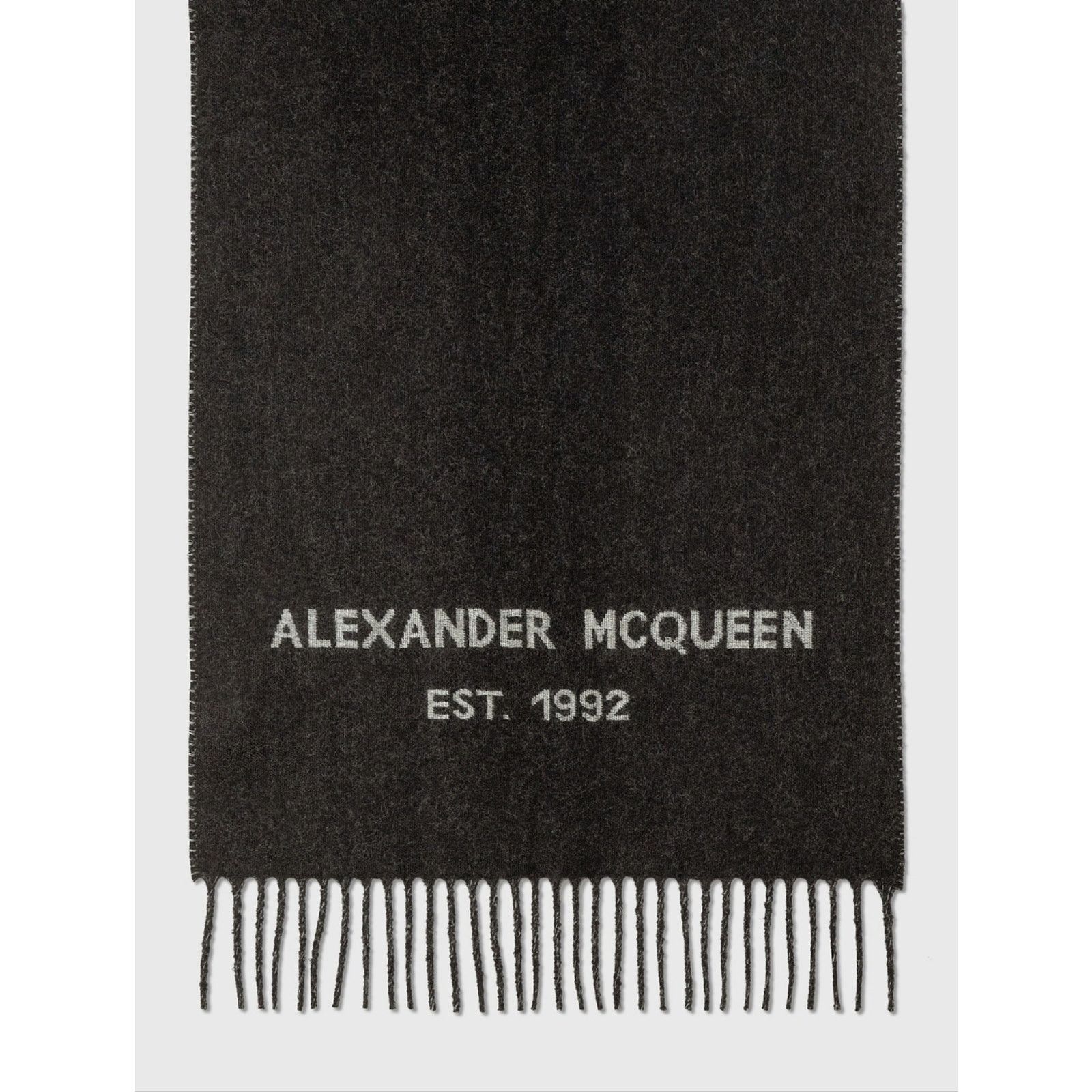 Alexander McQueen Alexander McQueen Oversize McQueen Graffiti Scarf Wool COA Size ONE SIZE - 3 Thumbnail