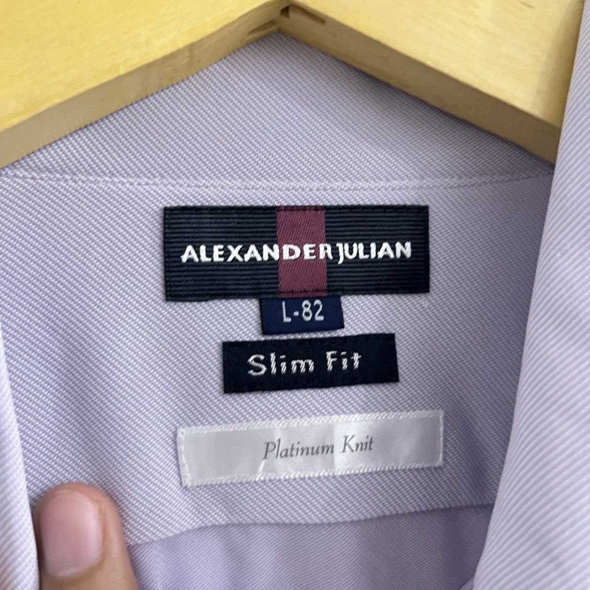 Alexander Julian Alexander Julian - Formal Basic Slim Fit Shirt Size US L / EU 52-54 / 3 - 3 Thumbnail